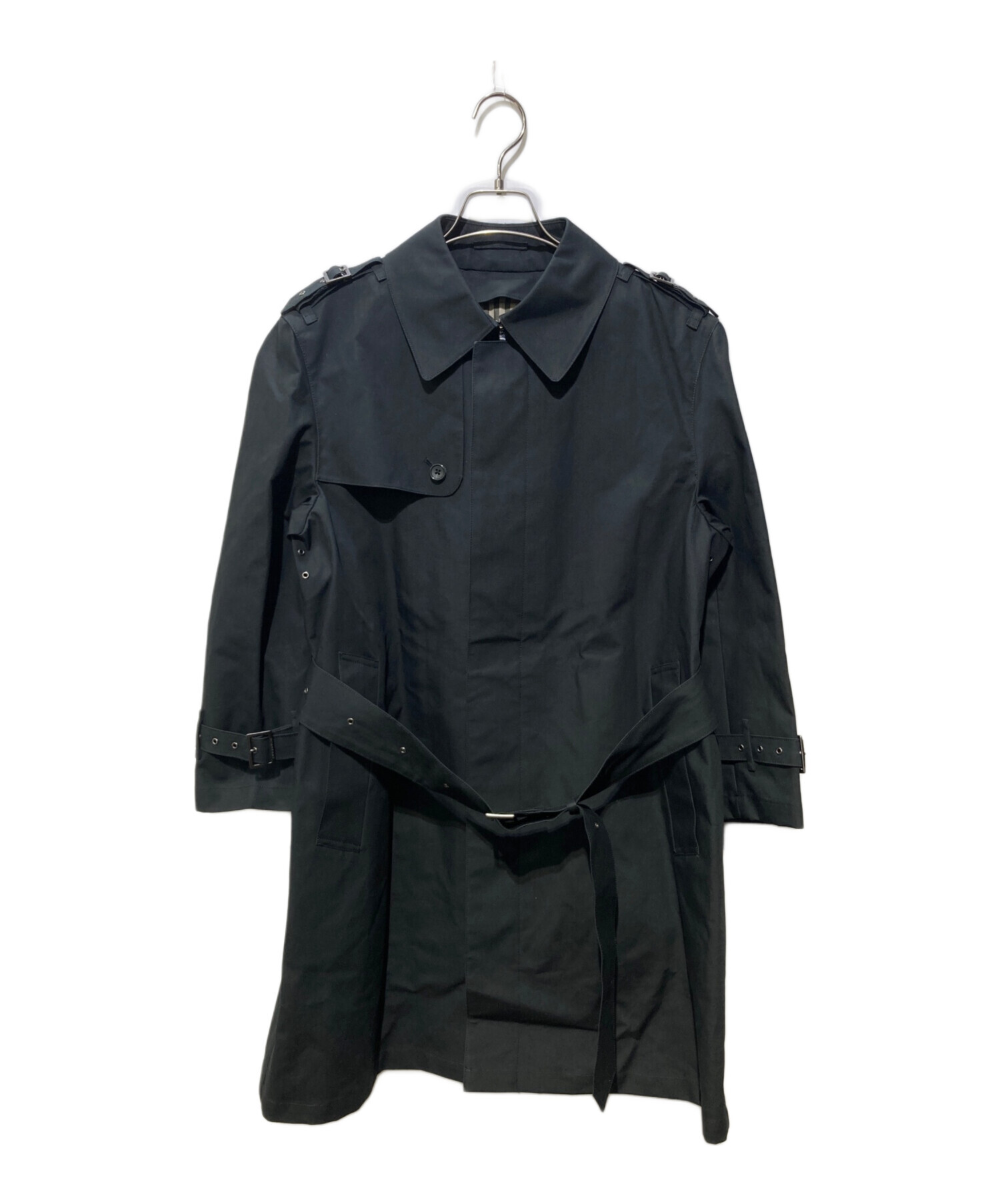 バーバリー　ロンドン ライナー付きトレンチコート ブラック　メンズ　Mサイズ 中古・古着通販】BURBERRY LONDON (バーバリーロンドン) ライナー付