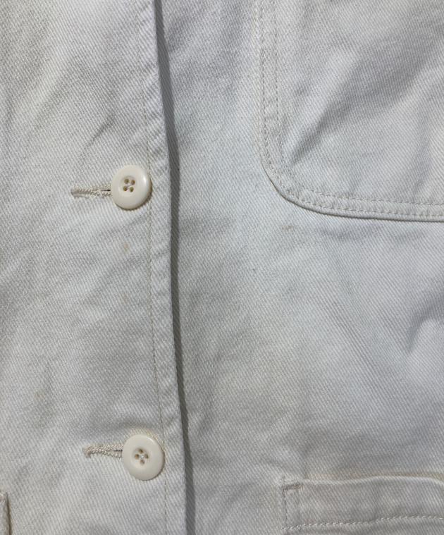 中古・古着通販】stussy (ステューシー) デニムカバーオール ホワイト
