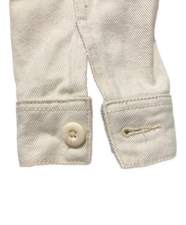 中古・古着通販】stussy (ステューシー) デニムカバーオール ホワイト