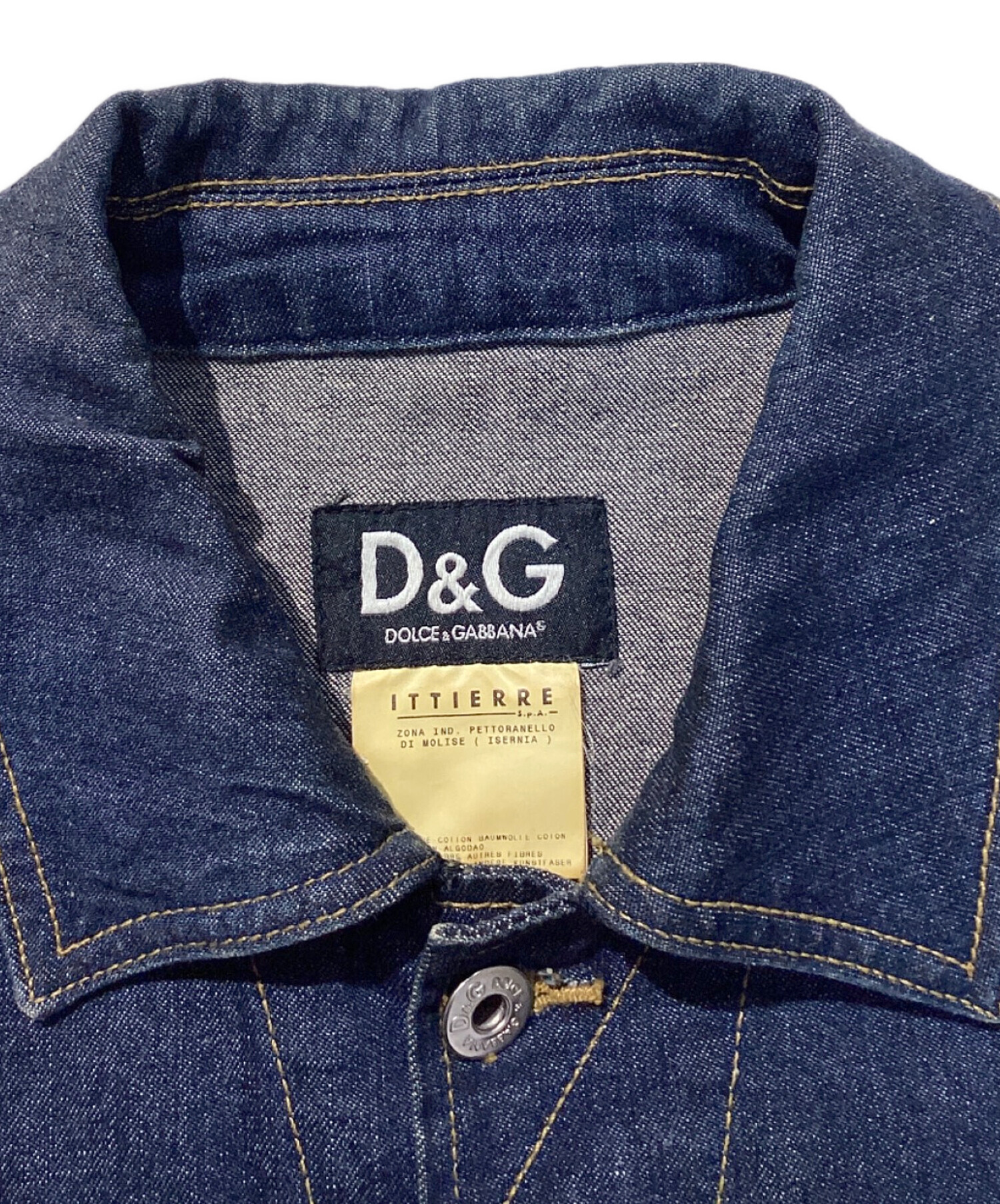 【美品】Dolce & Gabbana　ドルチェ&ガッバーナ　デニムジャケット 中古・古着通販】DOLCE & GABBANA (ドルチェ＆ガッバーナ) デニム