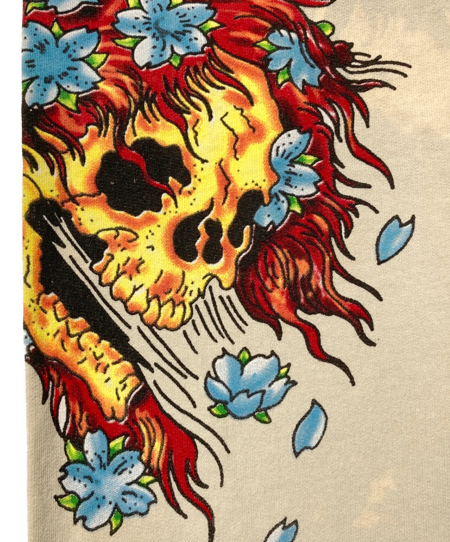 中古・古着通販】Ed Hardy (エド ハーディー) フレアパンツ ベージュ