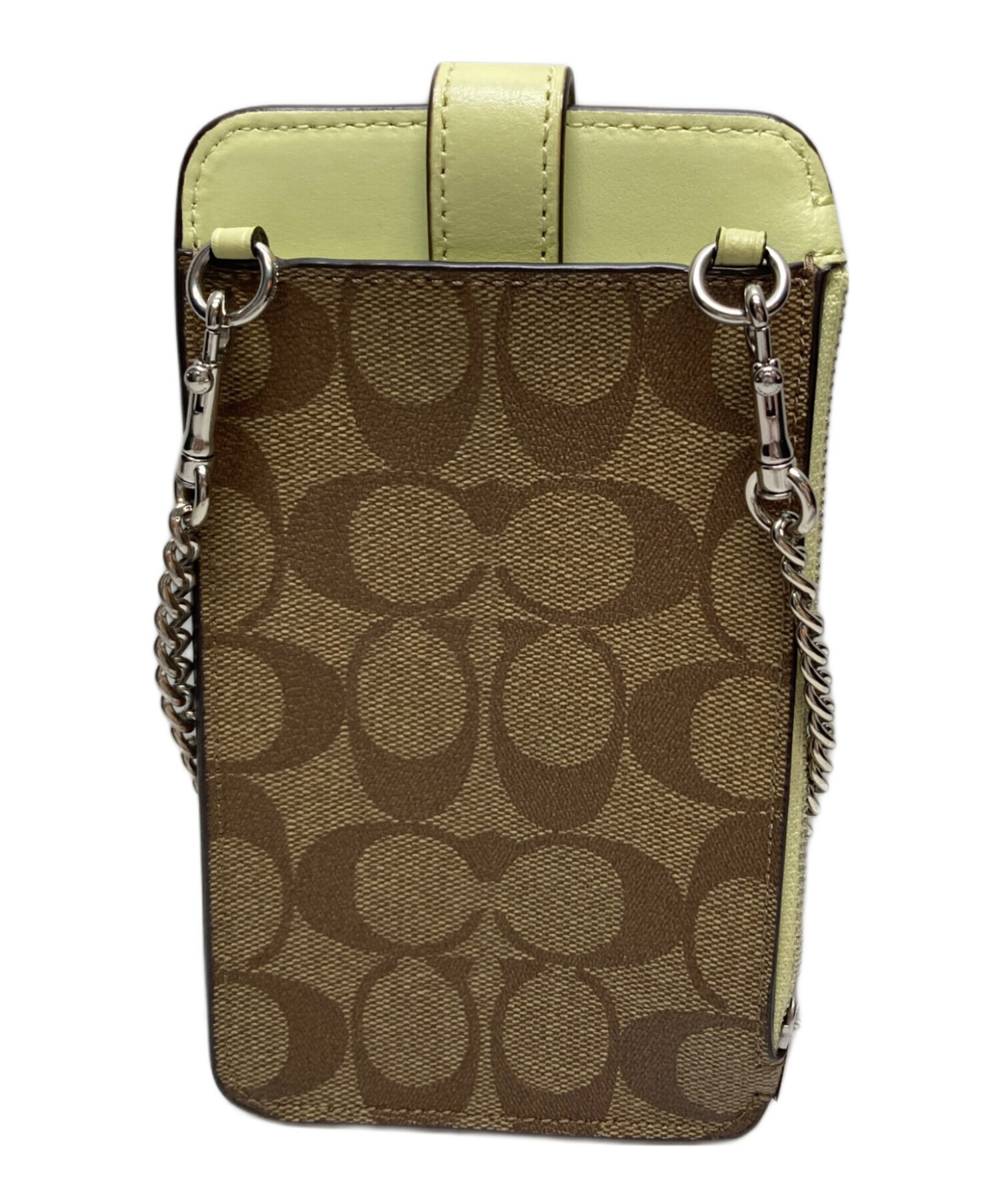 中古・古着通販】COACH (コーチ) シグネチャースマホショルダーバッグ 