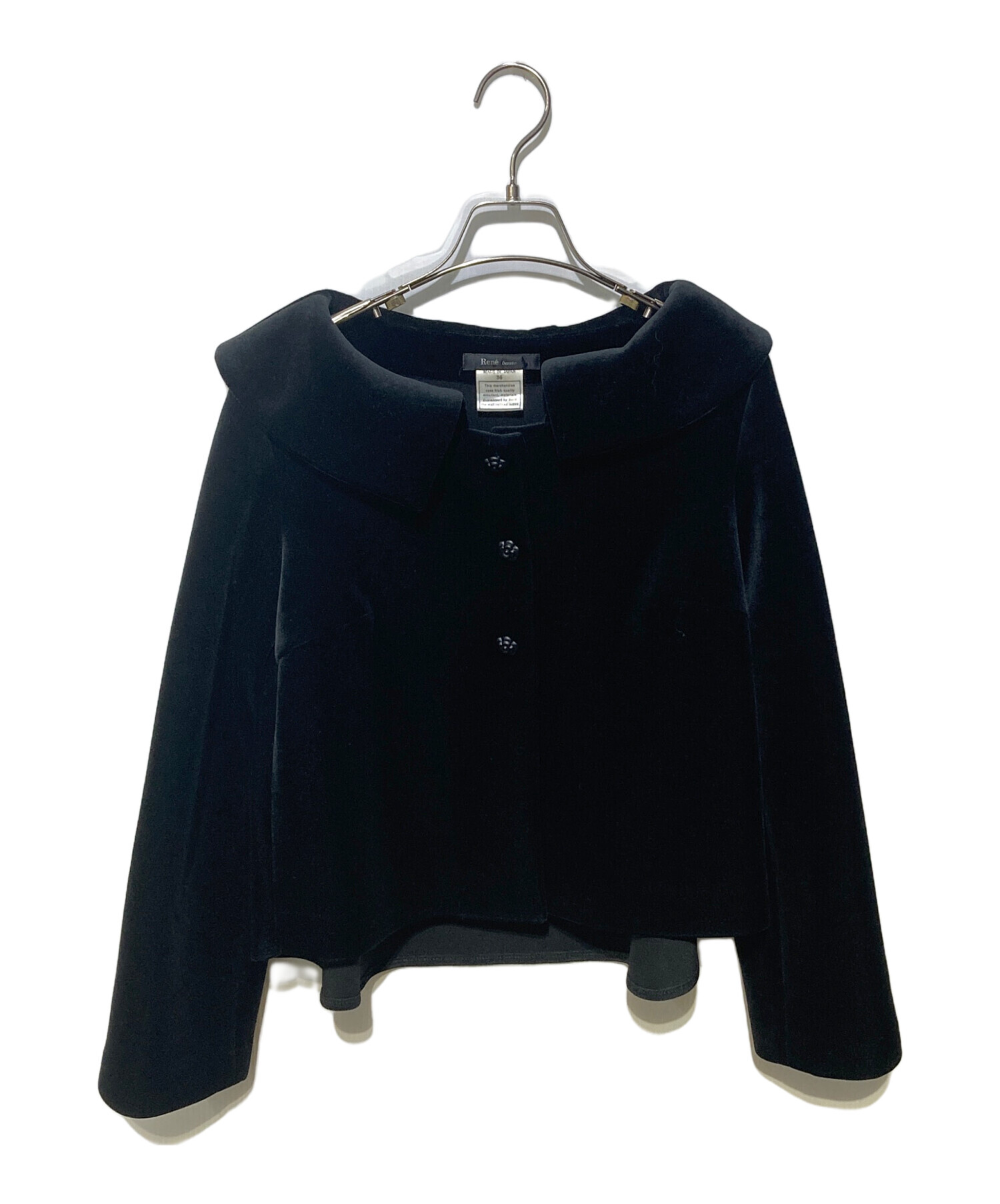 Rene basic ジャケット 中古・古着通販】Rene basic (ルネベーシック) ベロアジャケット