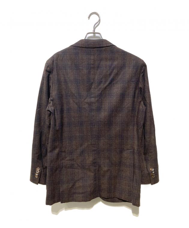 ボリオリ ブラウン BOGLIOLI スーツ サイズ48 中古・古着通販】BOGLIOLI (ボリオリ) DOVER カシミア混テーラード