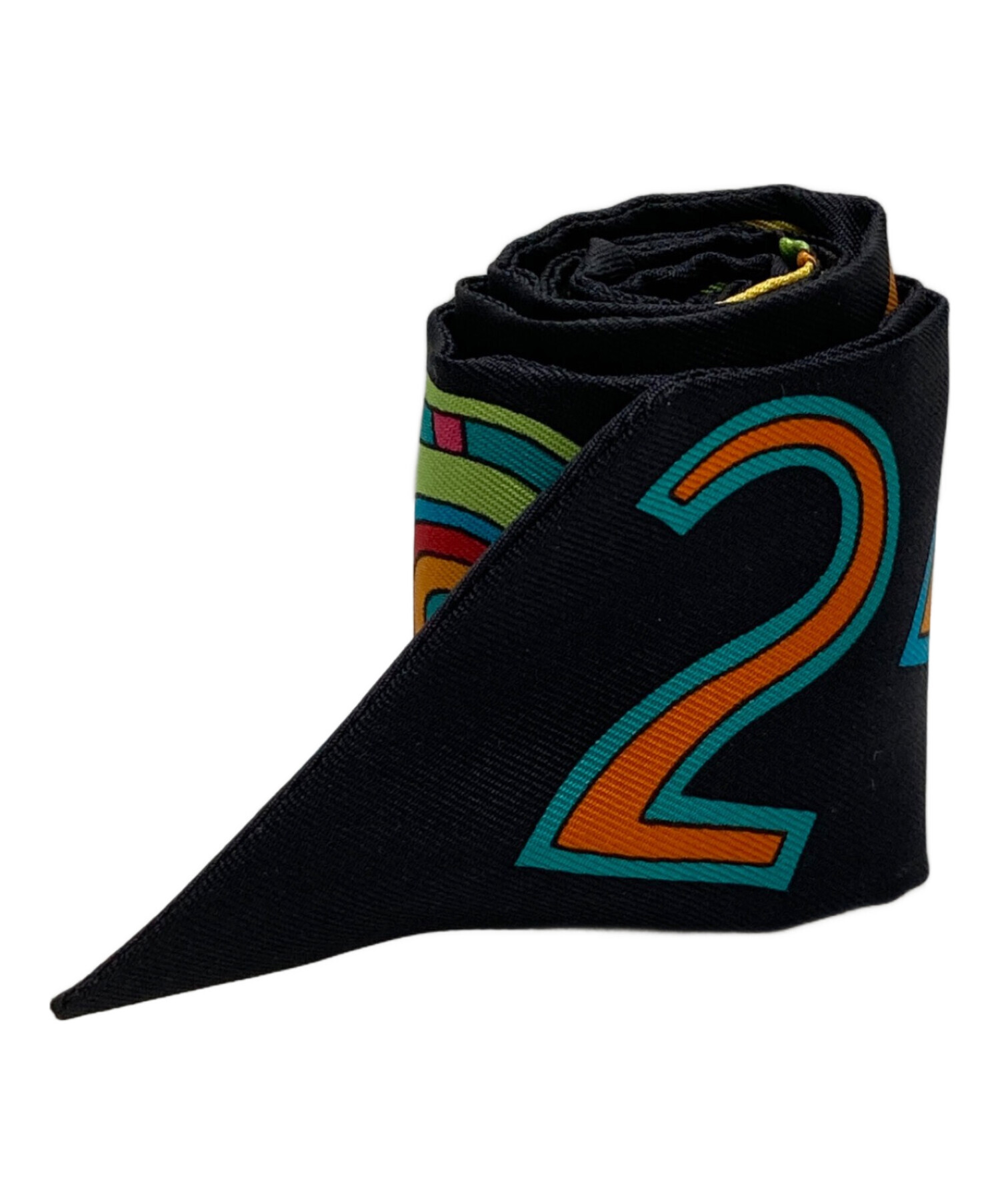 HERMES エルメス ツイリー【中古】 中古・古着通販】HERMES (エルメス) ツイリースカーフ ブラック