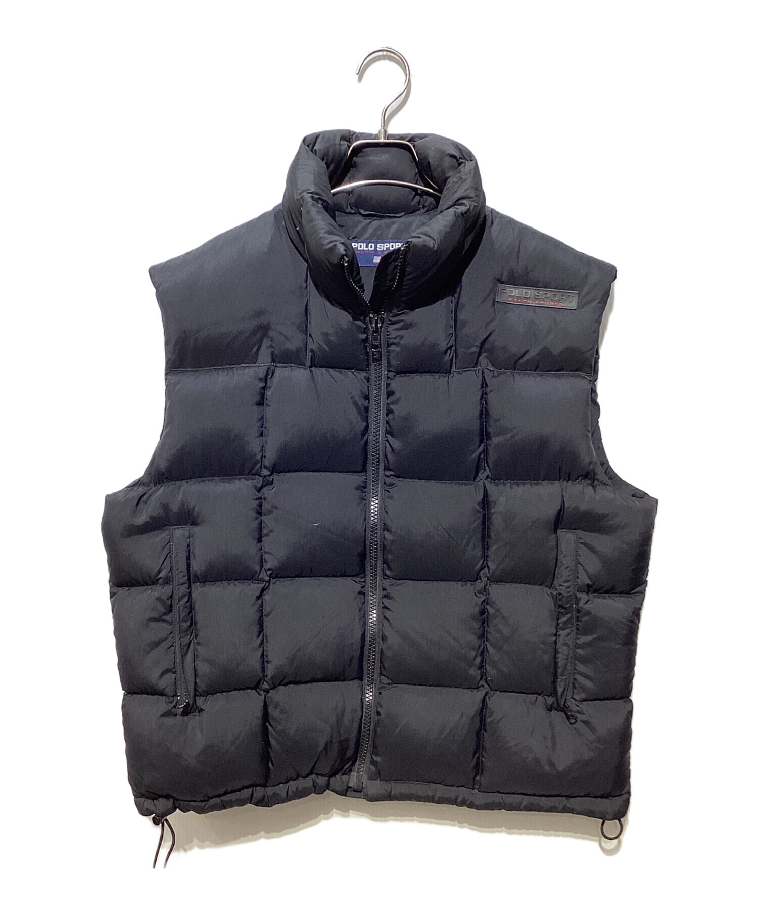 POLO SPORT ポロスポーツ　ダウンベスト　ラルフローレン　Mサイズ 中古・古着通販】POLO SPORT (ポロスポーツ) ダウンベスト ブラック