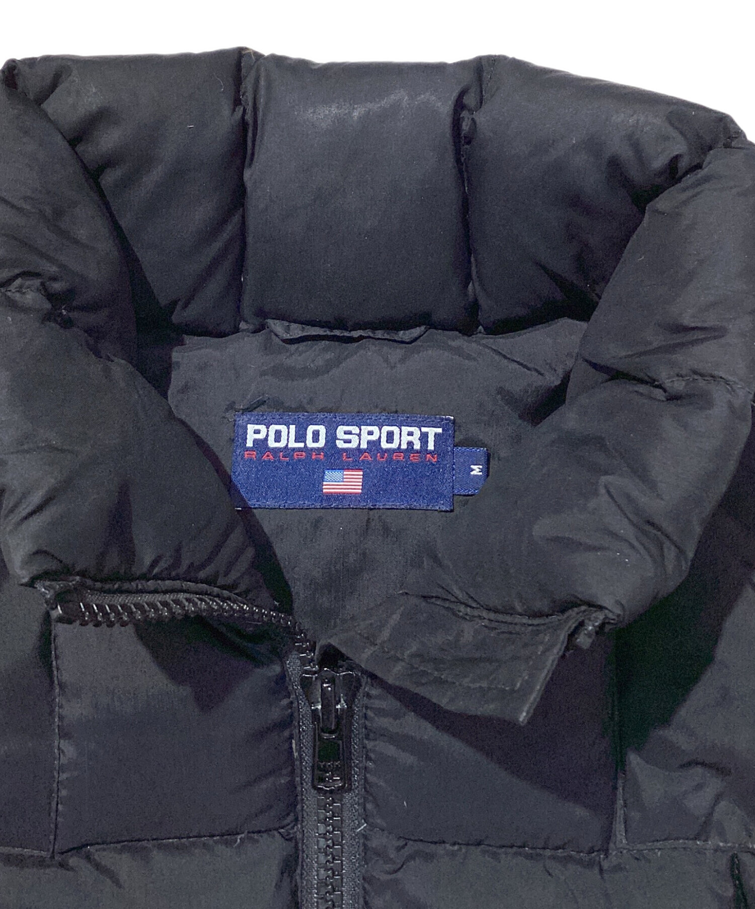 中古・古着通販】POLO SPORT (ポロスポーツ) ダウンベスト ブラック