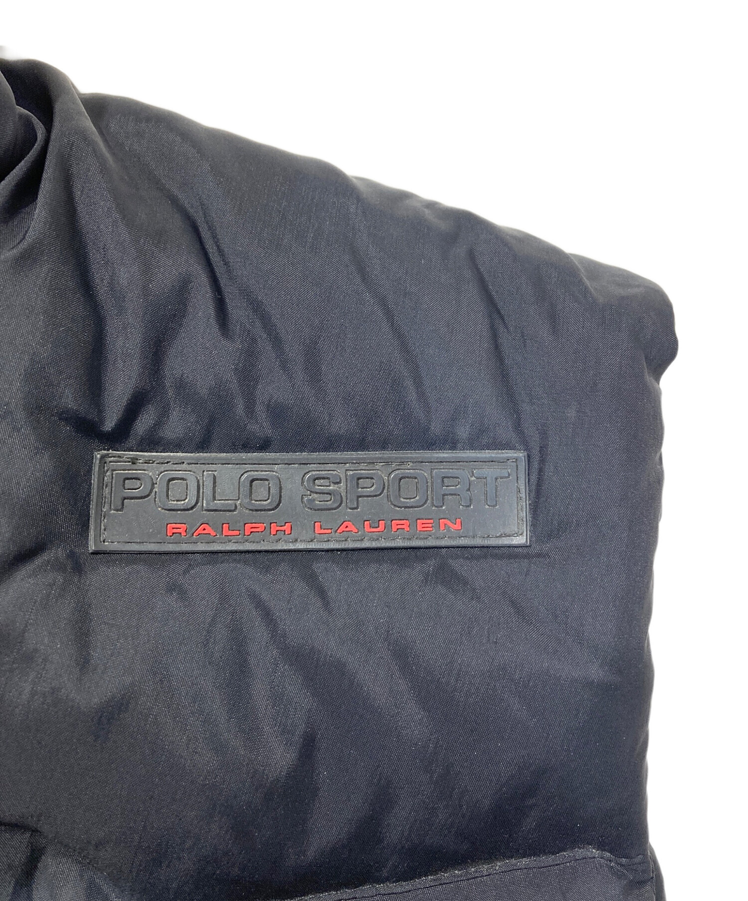 中古・古着通販】POLO SPORT (ポロスポーツ) ダウンベスト ブラック