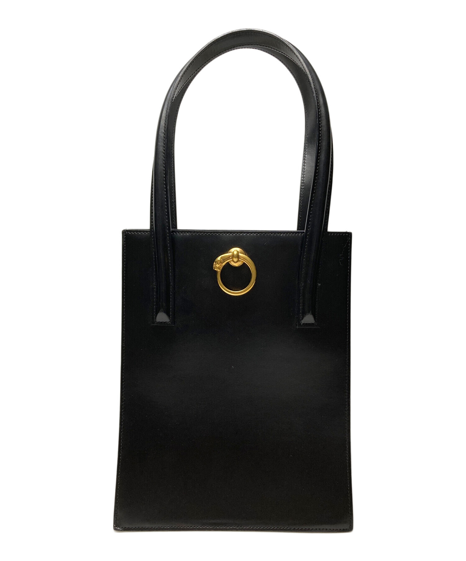 中古・古着通販】Cartier (カルティエ) レザーパンテールトートバッグ 