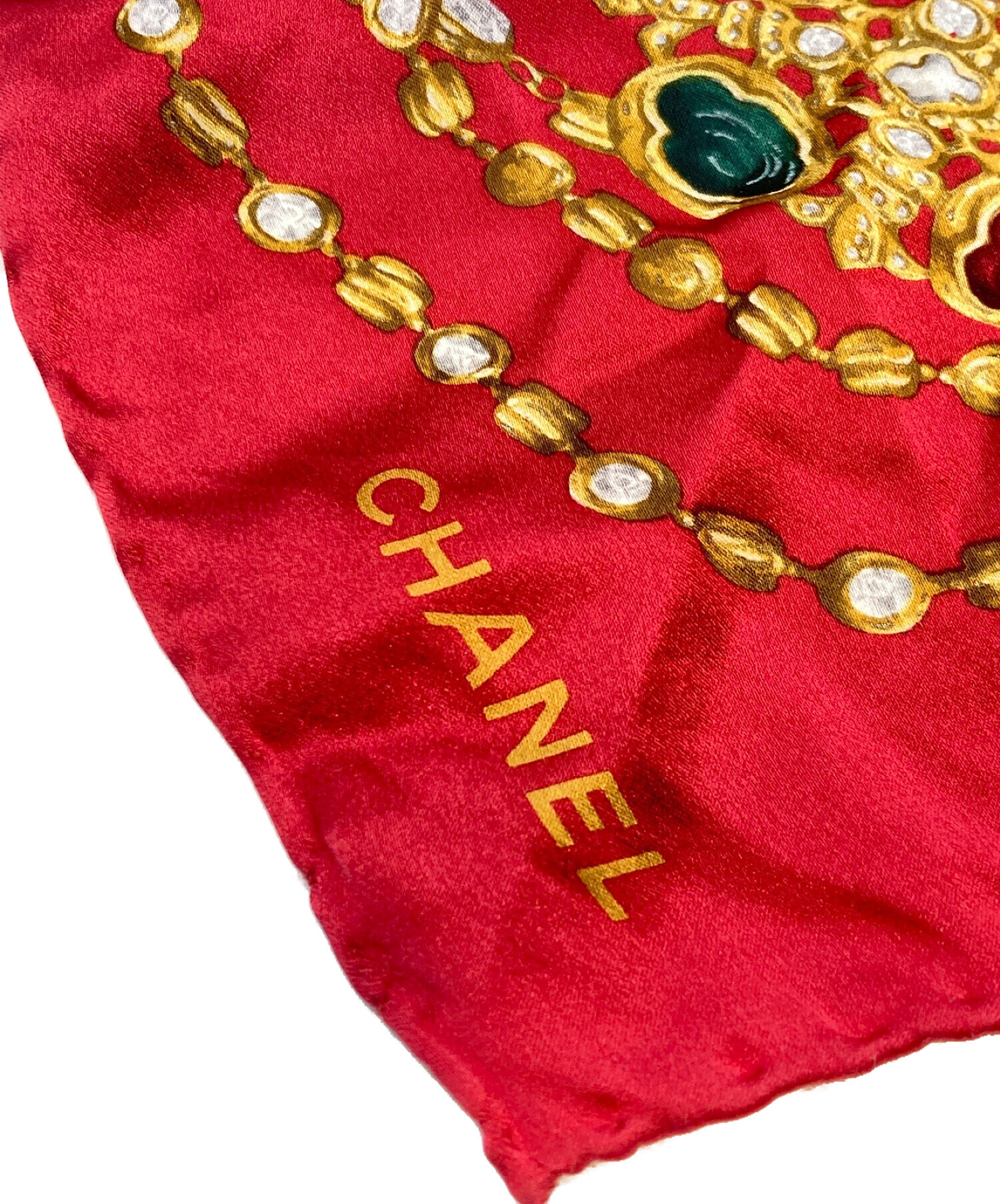 中古・古着通販】CHANEL (シャネル) ヴィンテージシルクスカーフ
