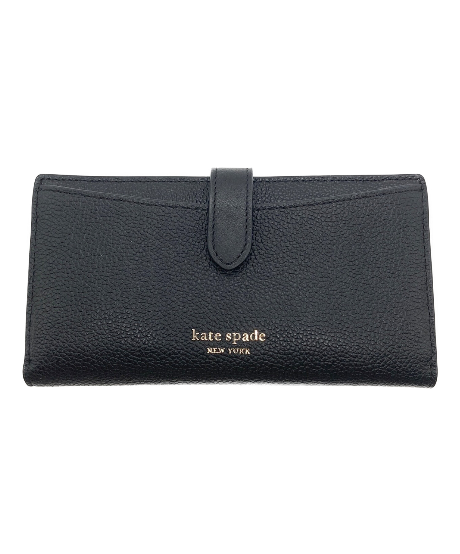 中古・古着通販】Kate Spade (ケイトスペード) 長財布 ブラック サイズ 