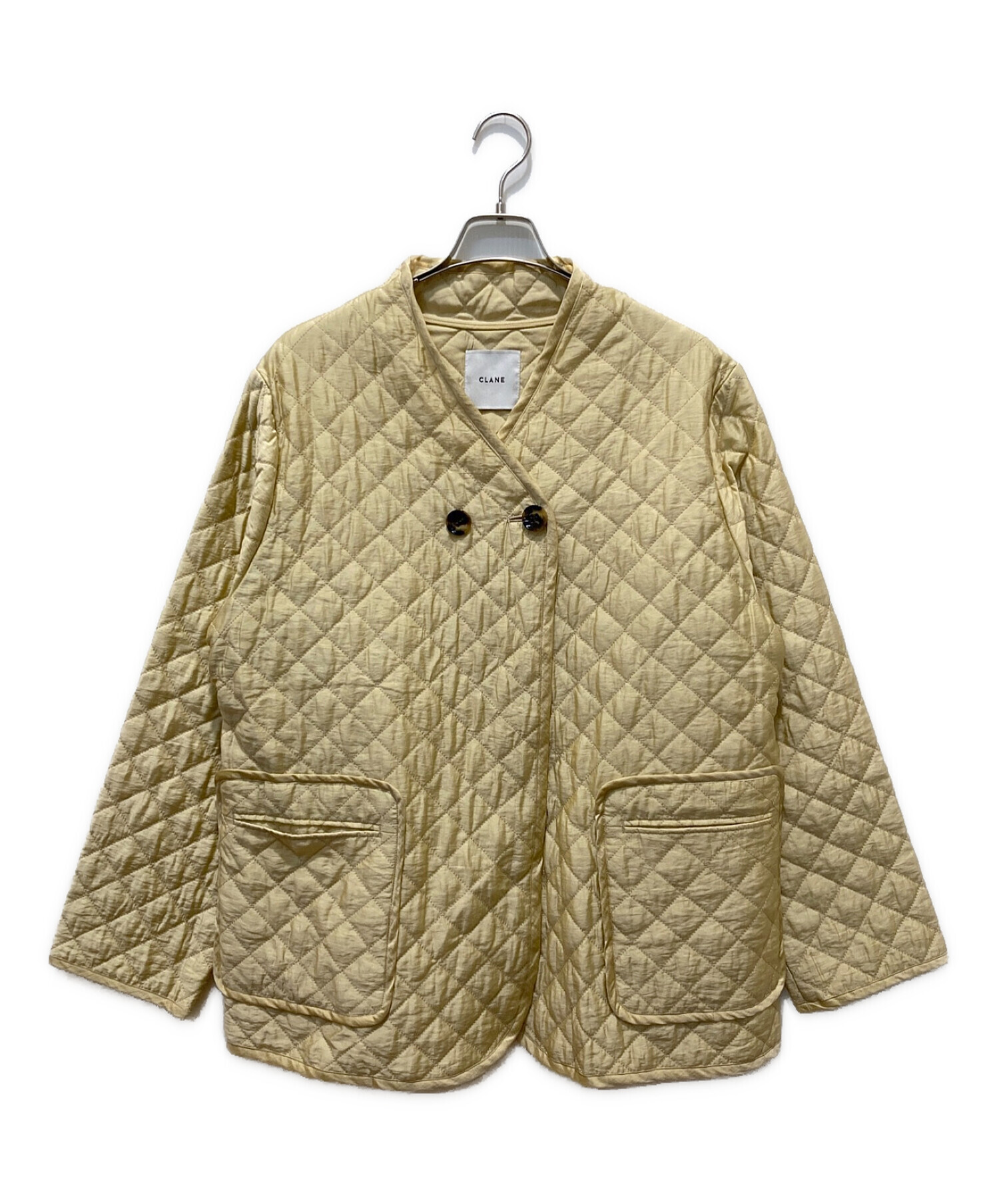 中古・古着通販】CLANE (クラネ) QUILTING NO COLLAR JACKET 中古・古着通販】CLANE (クラネ) QUILTING NO COLLAR JACKET