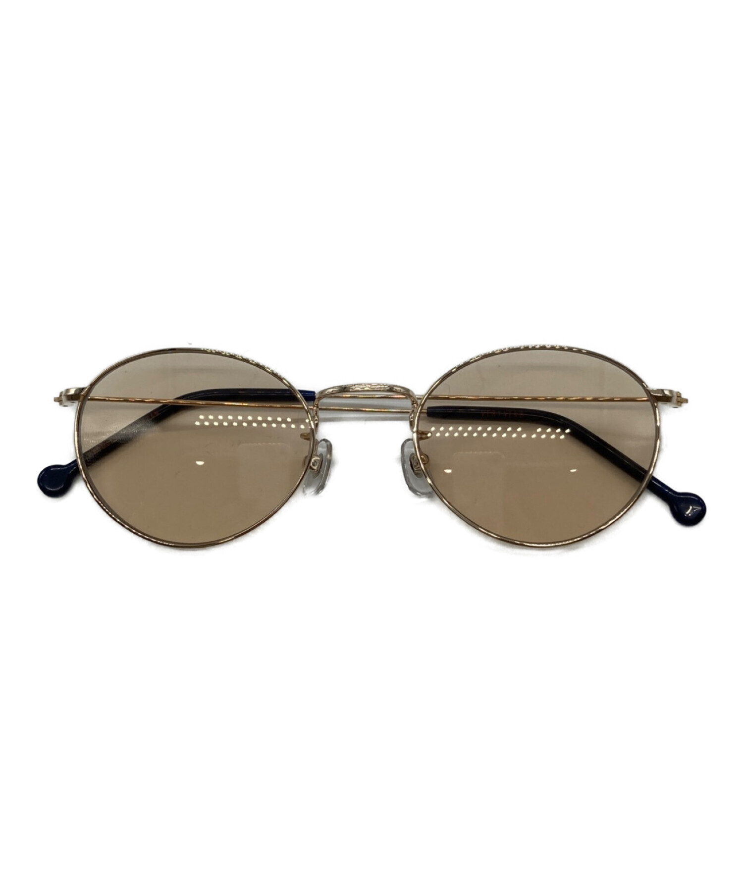 極美品】VERYNERD ラウンド型サングラス ネイビー 日本製 楽天市場