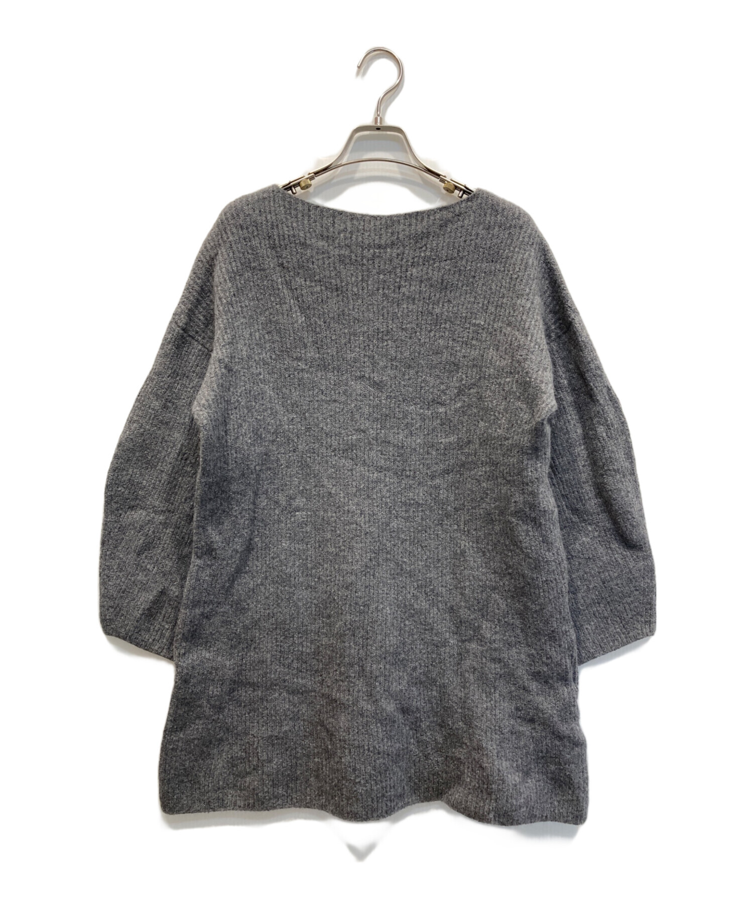 SLOBE IENA ファインウール ニットワンピース グレー SLOBE IENA