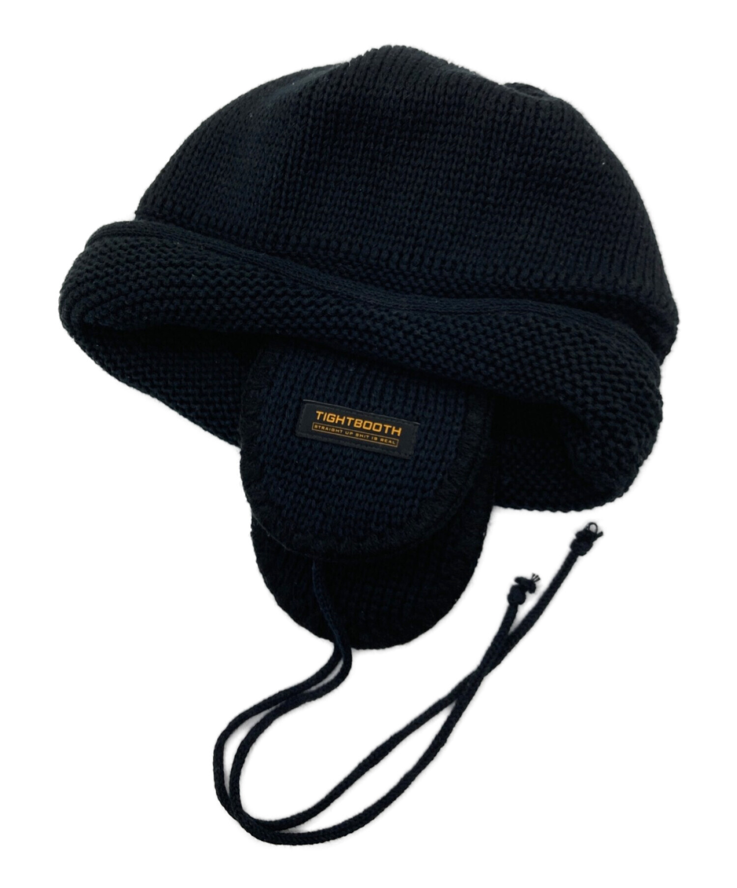TIGHTBOOTH ブラック ニット帽 M TIGHTBOOTH (タイトブース) TAG