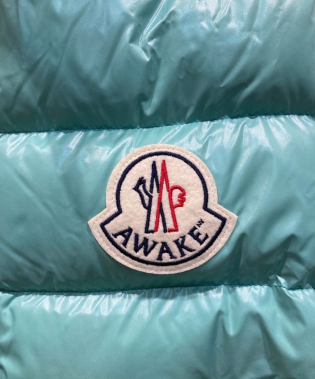 希少 新品MONCLER モンクレール x AWAKEアウェイク ダウン ベスト MONCLER - 美品 AWAKE モンクレール ジーニアス ビッグ ロゴ