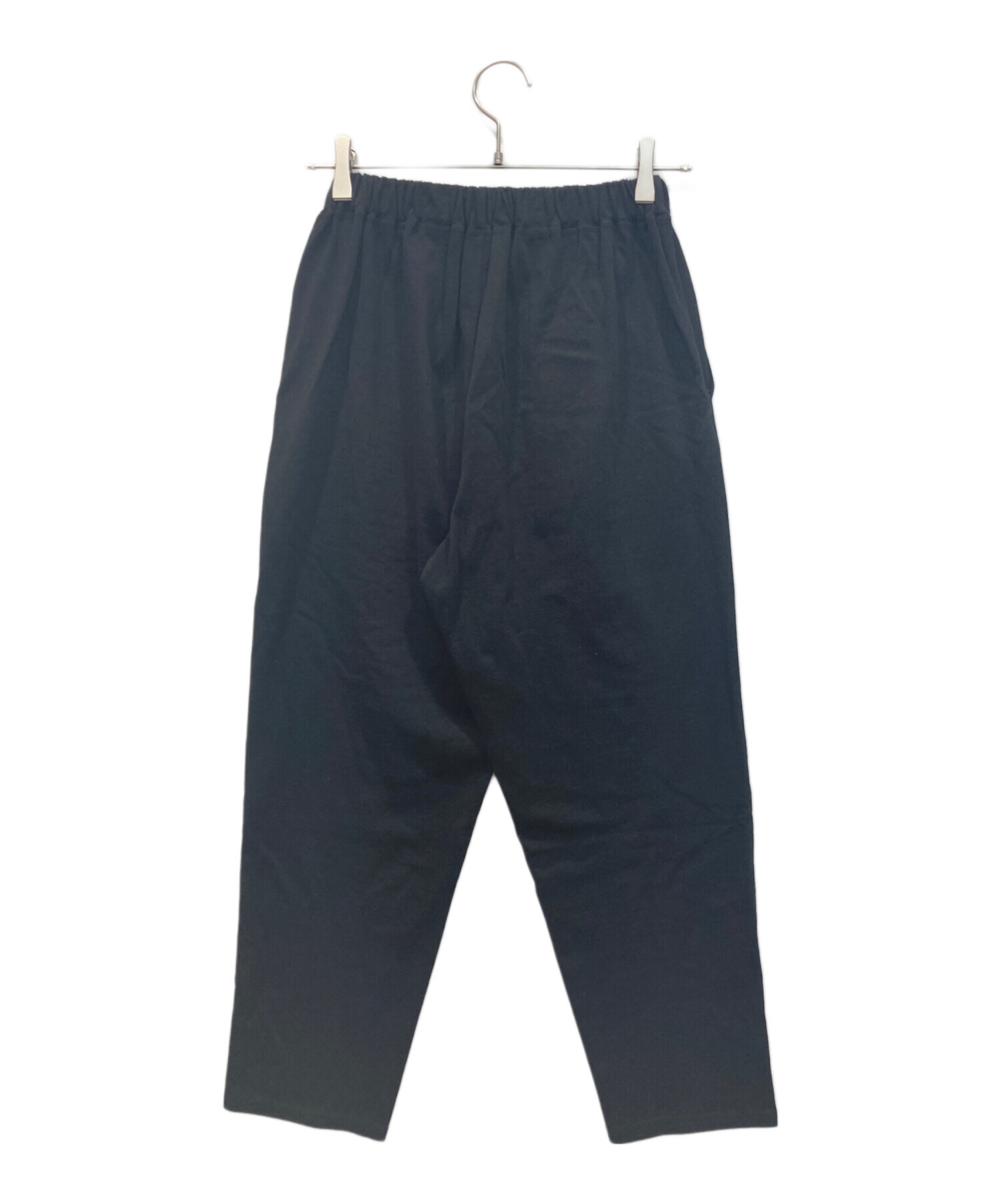 Jurgen Lehl コットンイージーパンツ Mサイズ ブラック コットンツイル