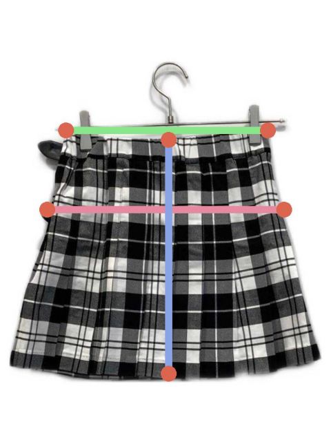 中古・古着通販】dim moire (ディムモアール) ベルトプリーツミニ