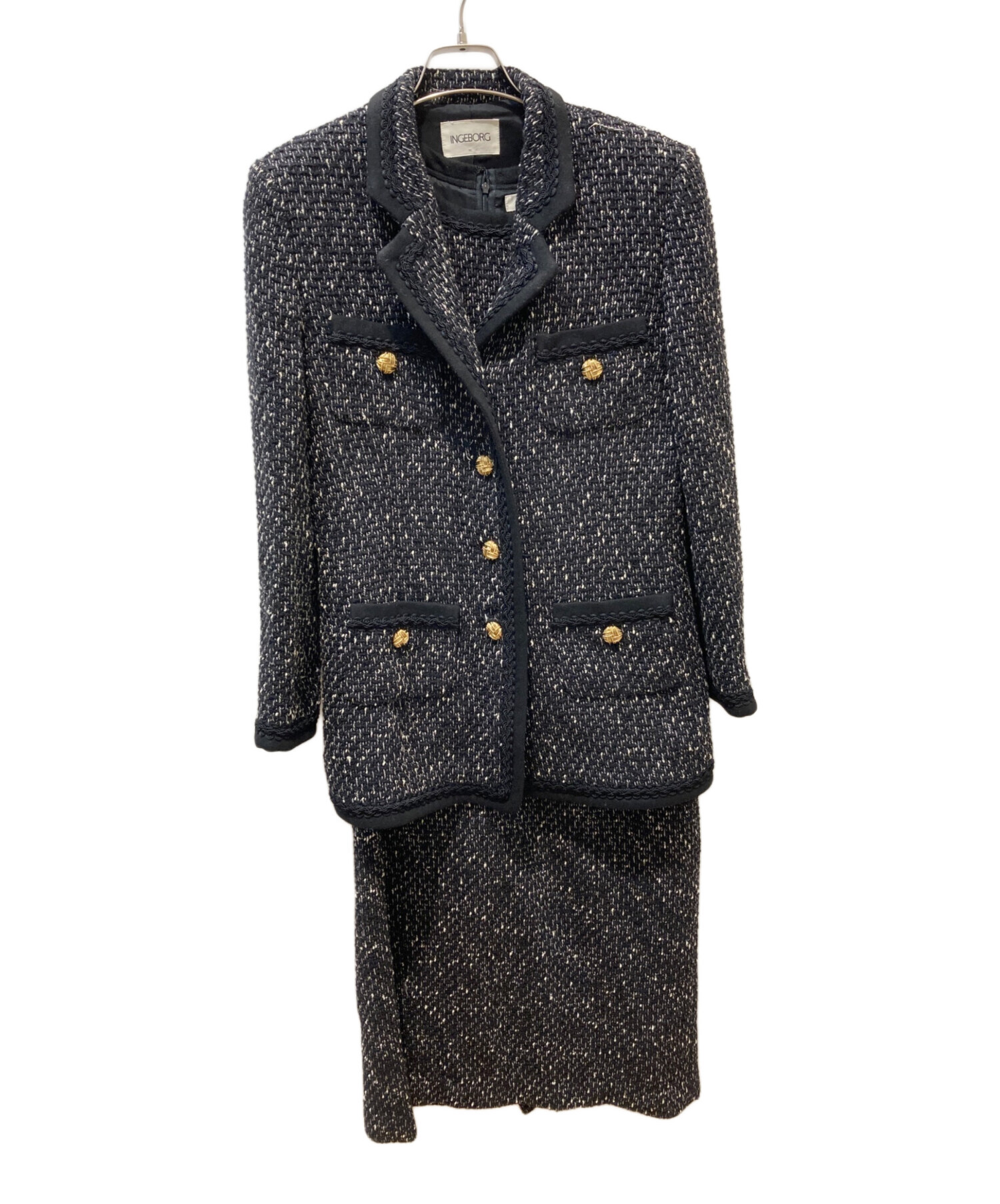 中古・古着通販】INGEBORG (インゲボルグ) ツイードセットアップ