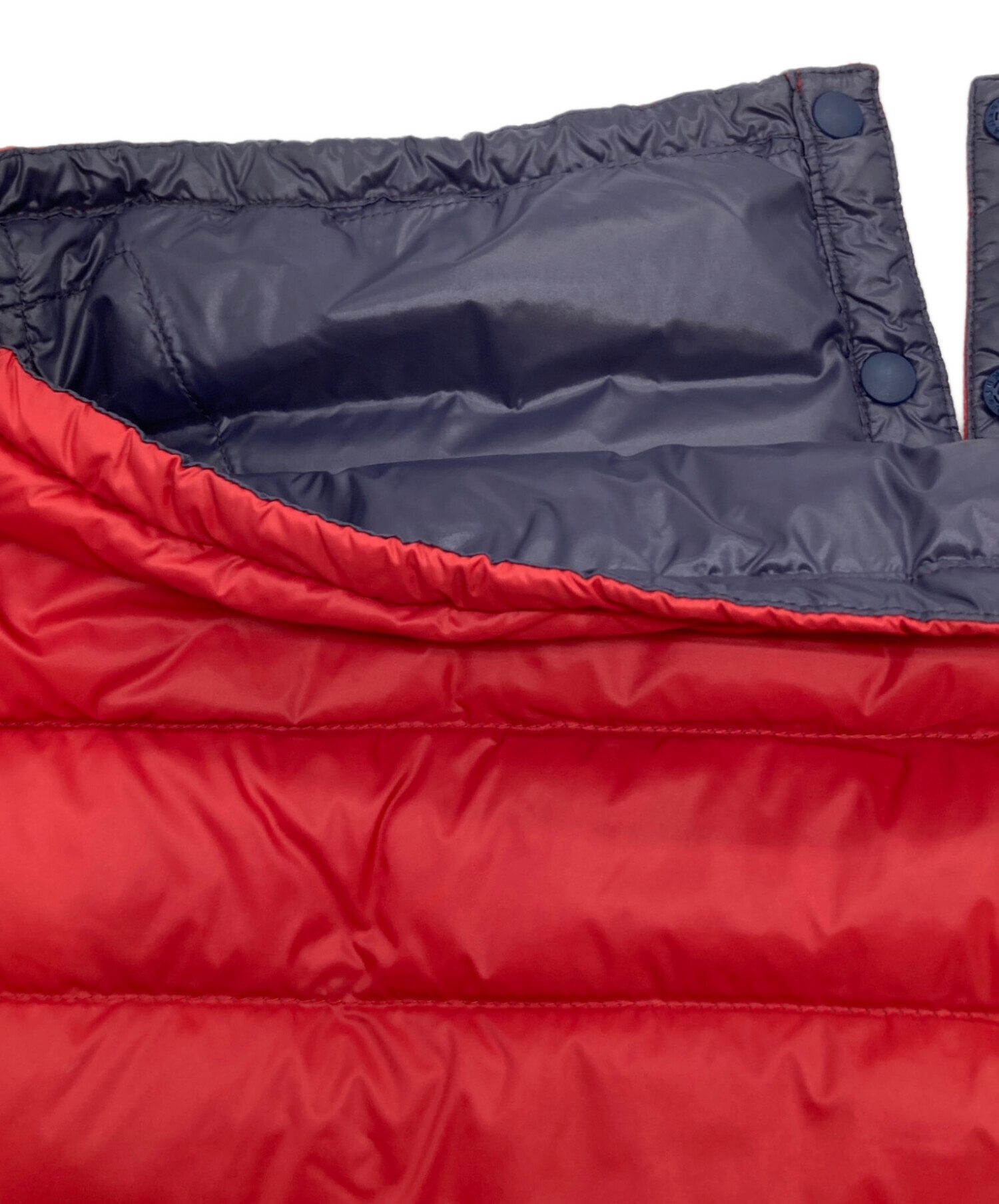 ダントン DANTON 17AW ベスト インナーダウン ナイロン 赤色　レッド 中古・古着通販】DANTON (ダントン) インナーダウンベスト レッド