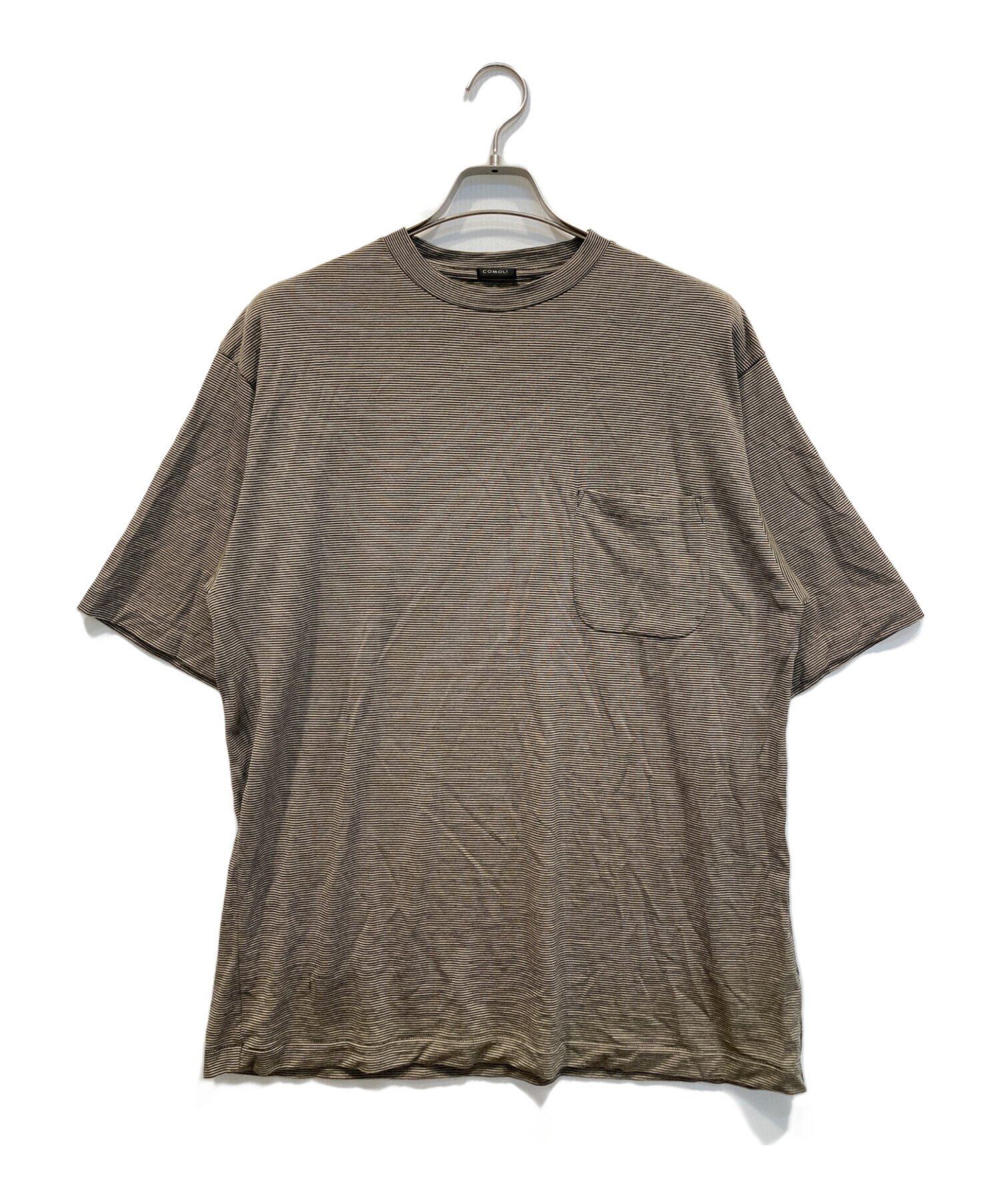 COMOLI ボーダーT サイズ3