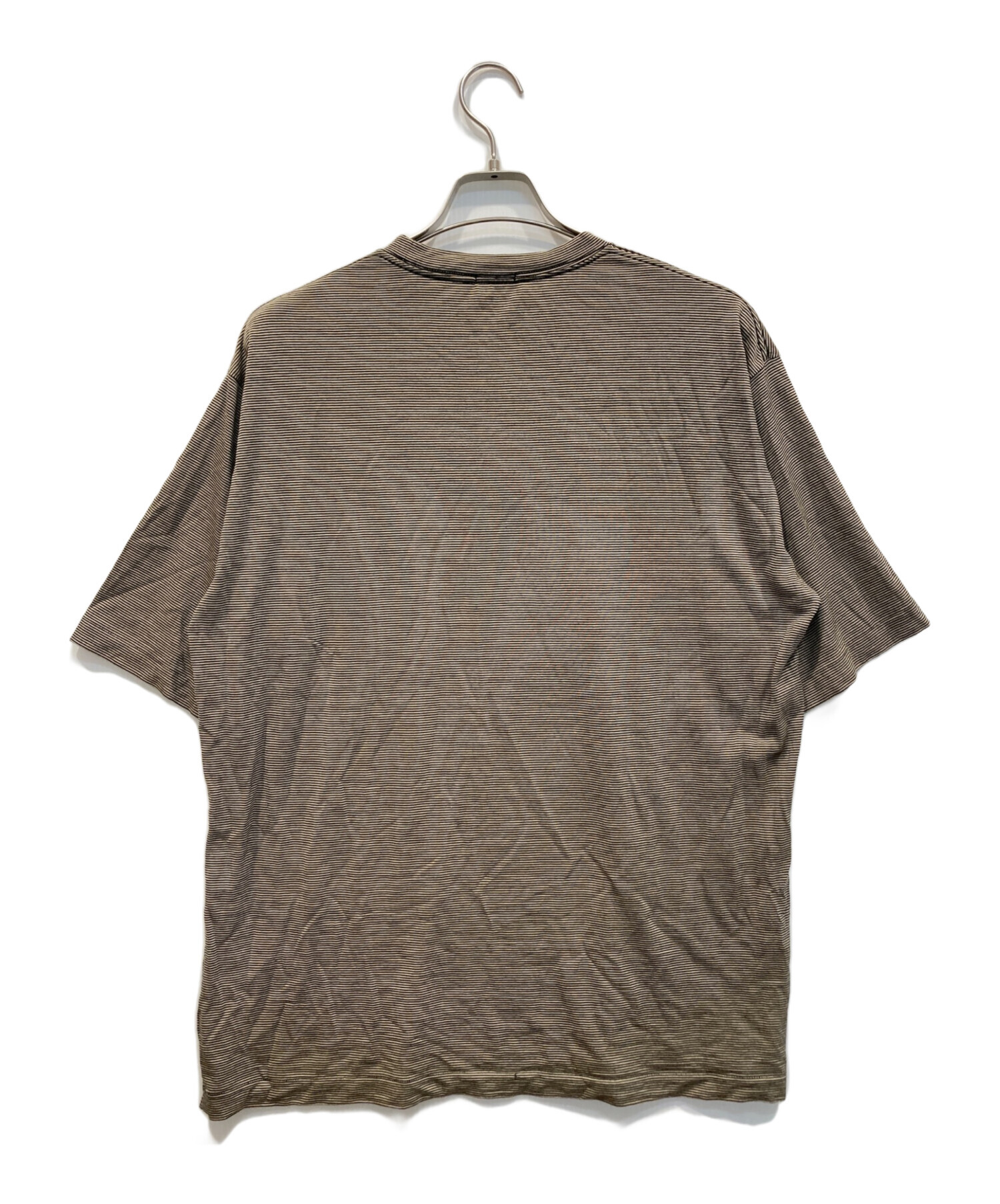 中古・古着通販】COMOLI (コモリ) ウール 天竺 ボーダー Tシャツ