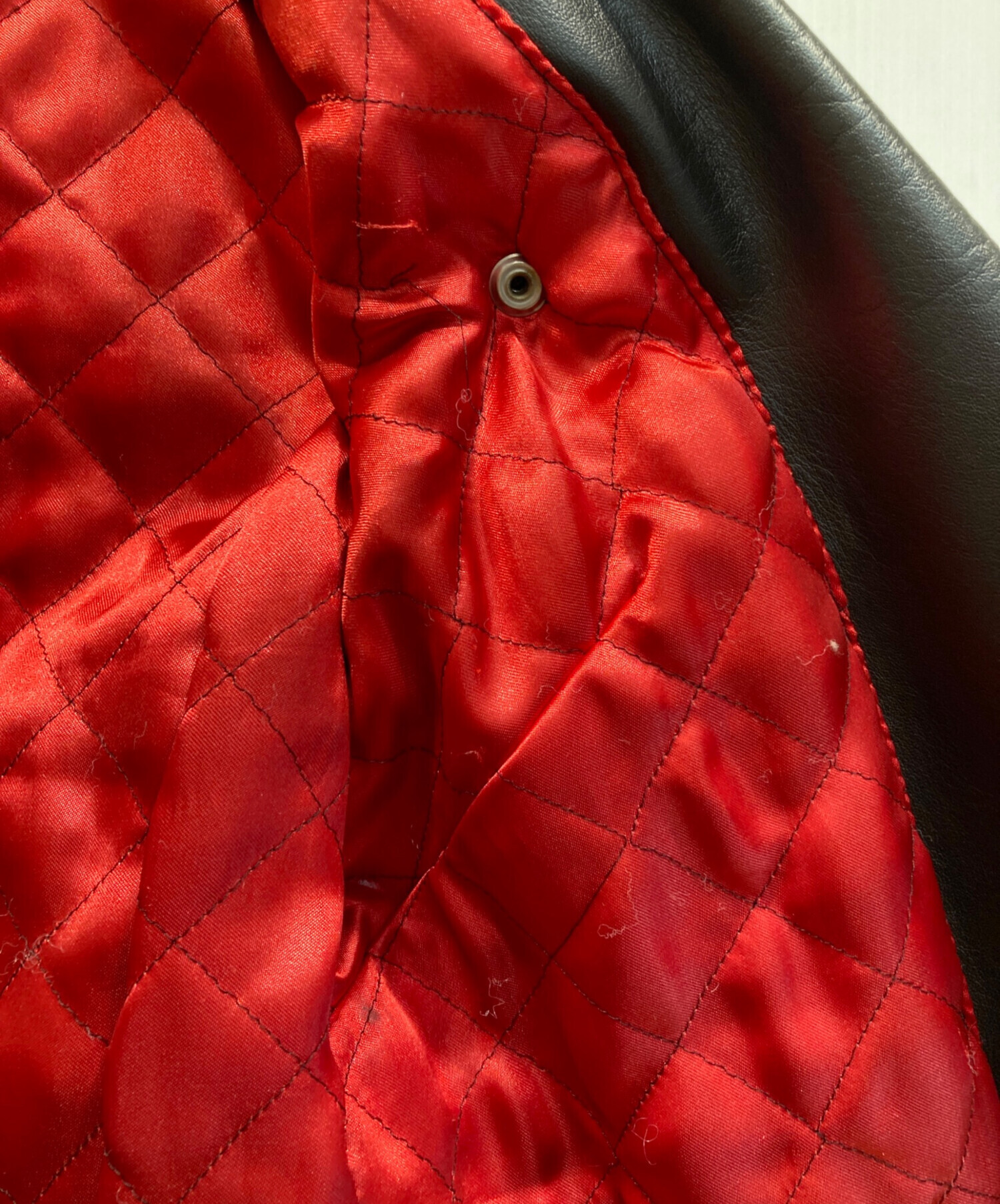 中古・古着通販】666 (666) レザーライダースジャケット ブラック