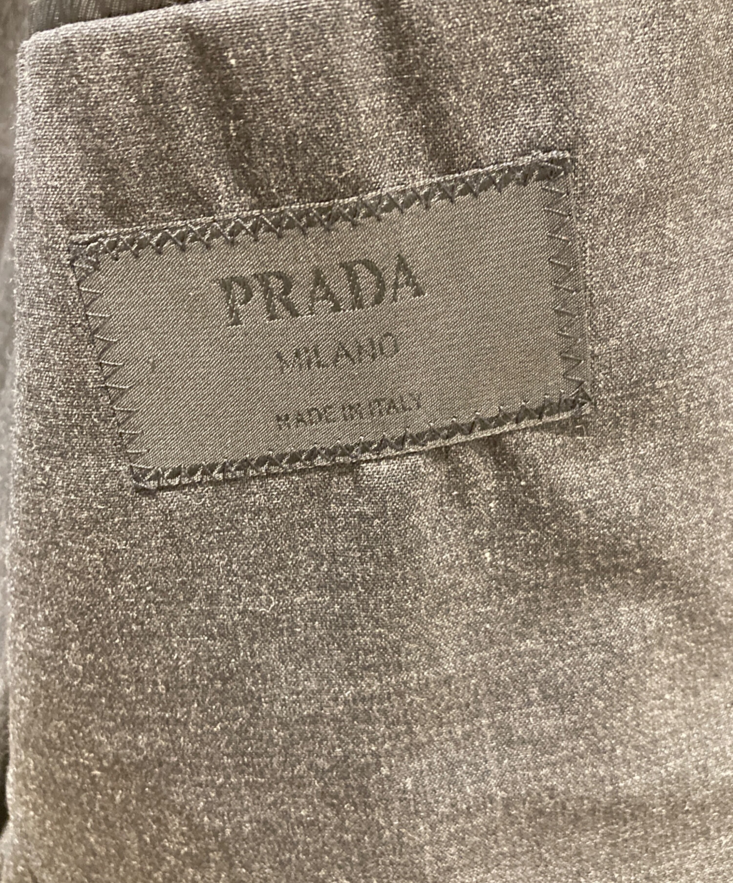中古・古着通販】PRADA (プラダ) セットアップスーツ ブラック サイズ