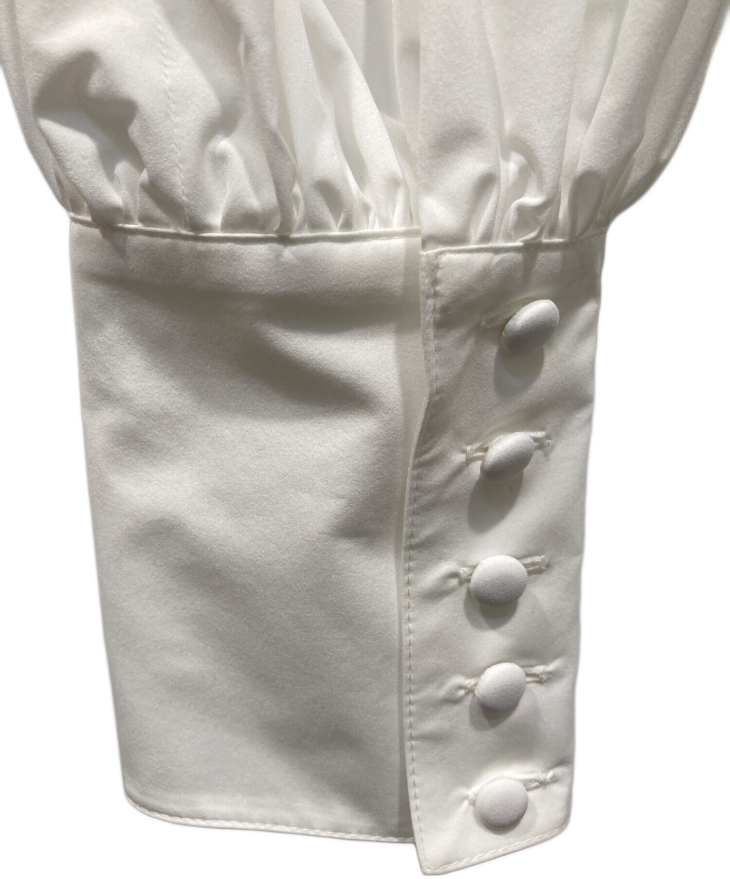 中古・古着通販】cygne (シーニュ) スカラップブラウス ホワイト