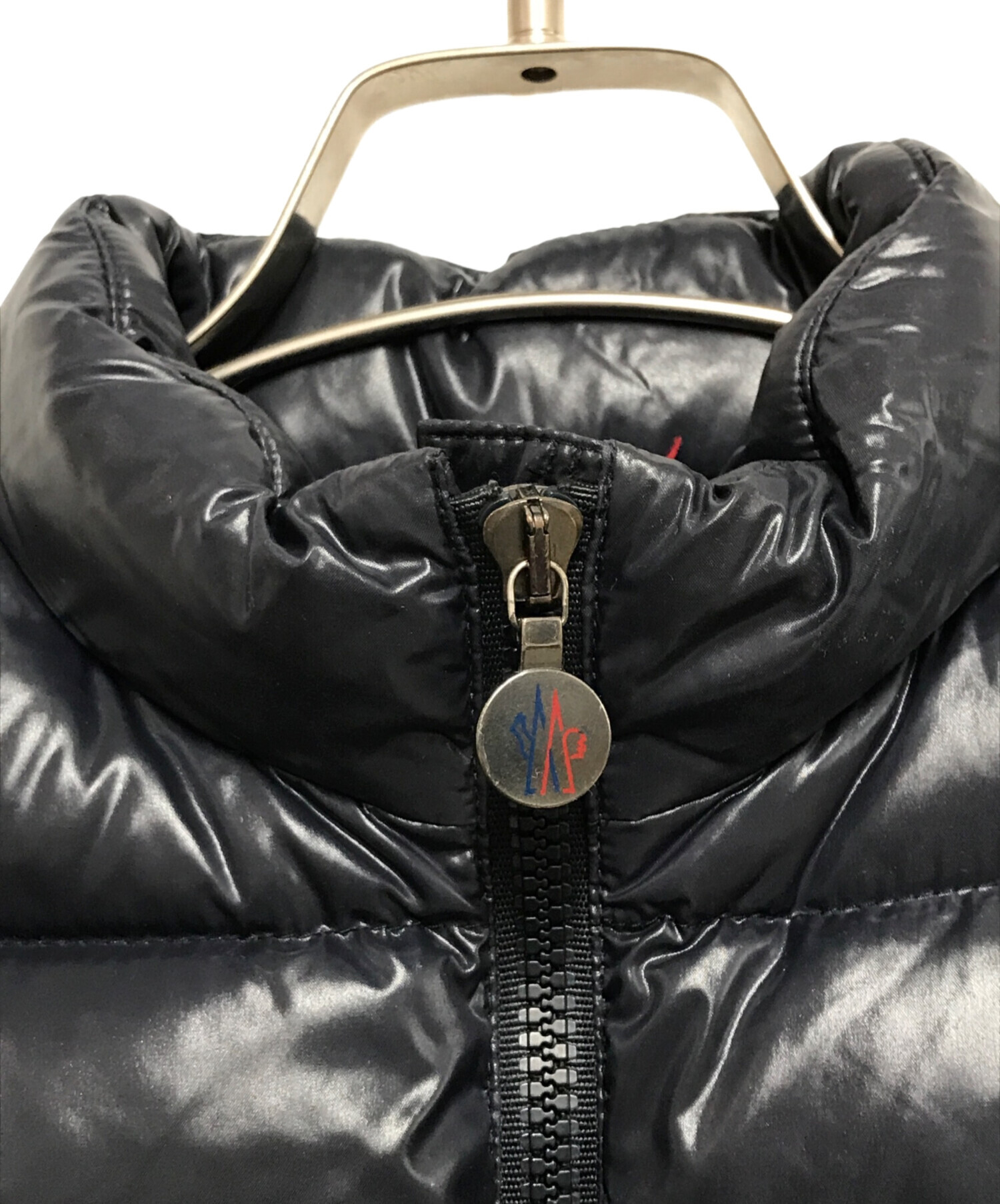 中古・古着通販】MONCLER (モンクレール) ダウンベスト ネイビー