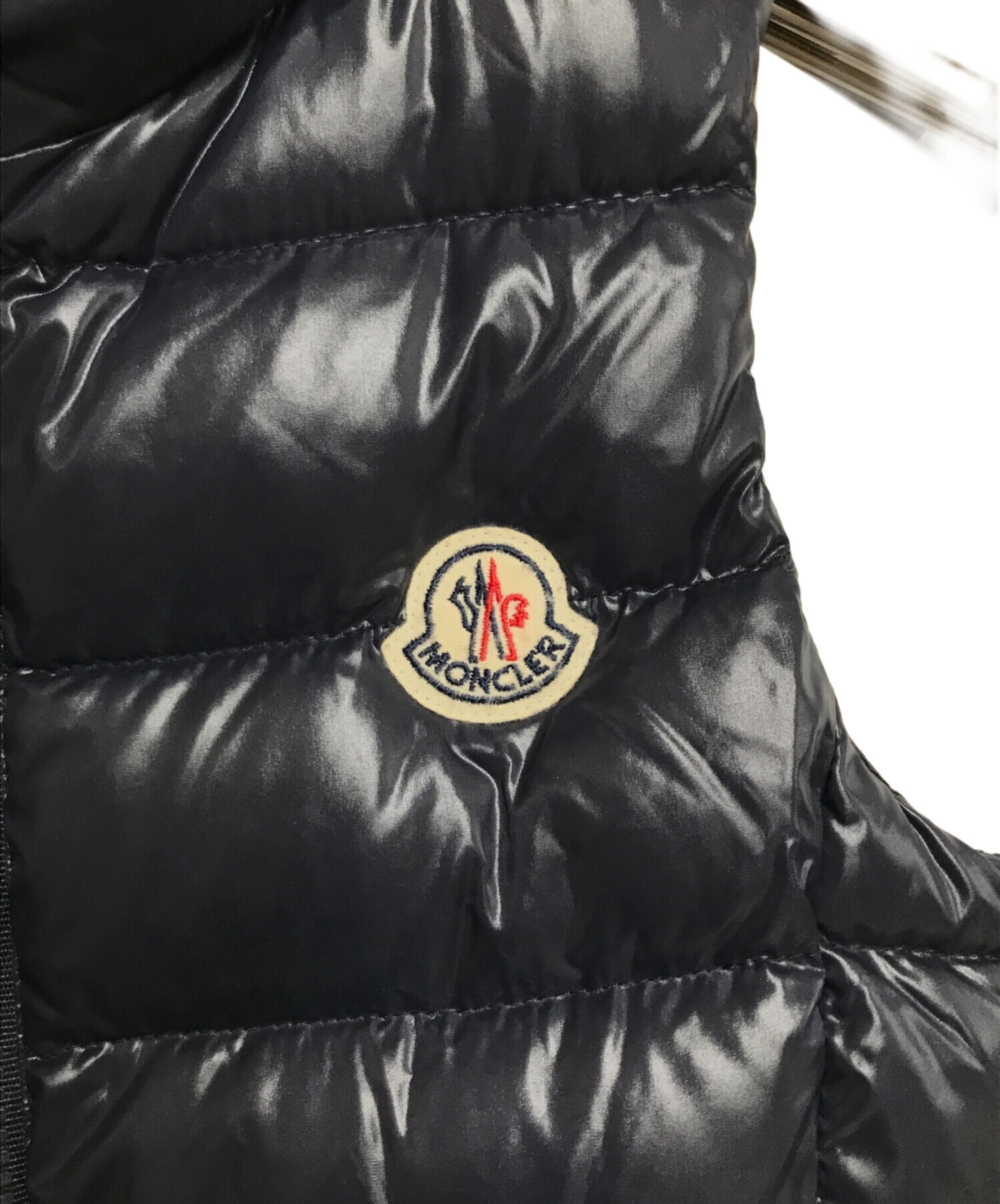 中古・古着通販】MONCLER (モンクレール) ダウンベスト ネイビー 