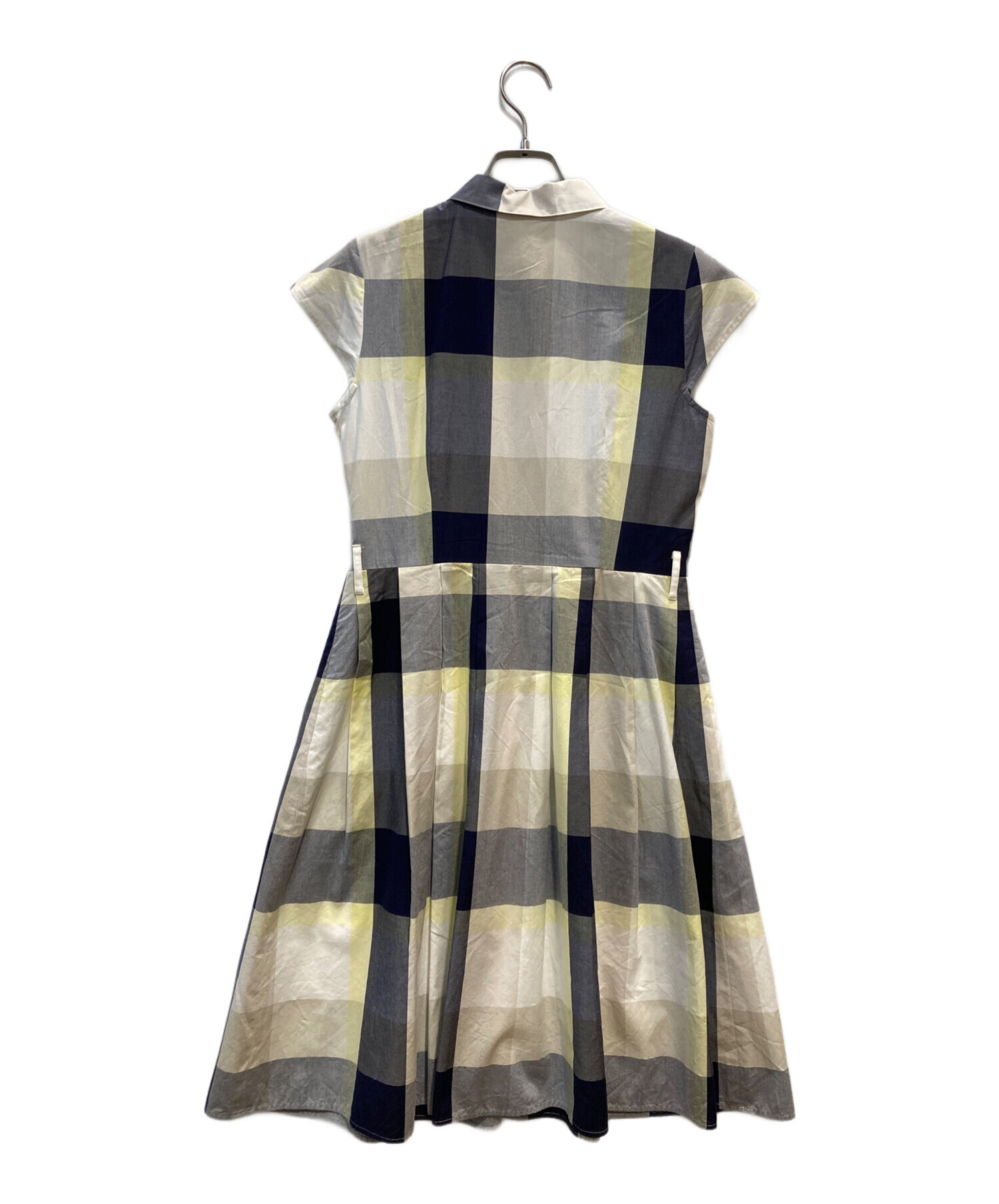 HOT，大得価 ブルーレーベルクレストブリッジ シャツワンピース 38