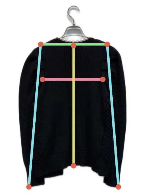 中古・古着通販】Sov. (ソブ) パフスリーブニットカーディガン