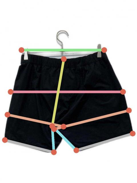 中古・古着通販】HERENESS (ヒアネス) SUGARCANE SHORTS ブラック