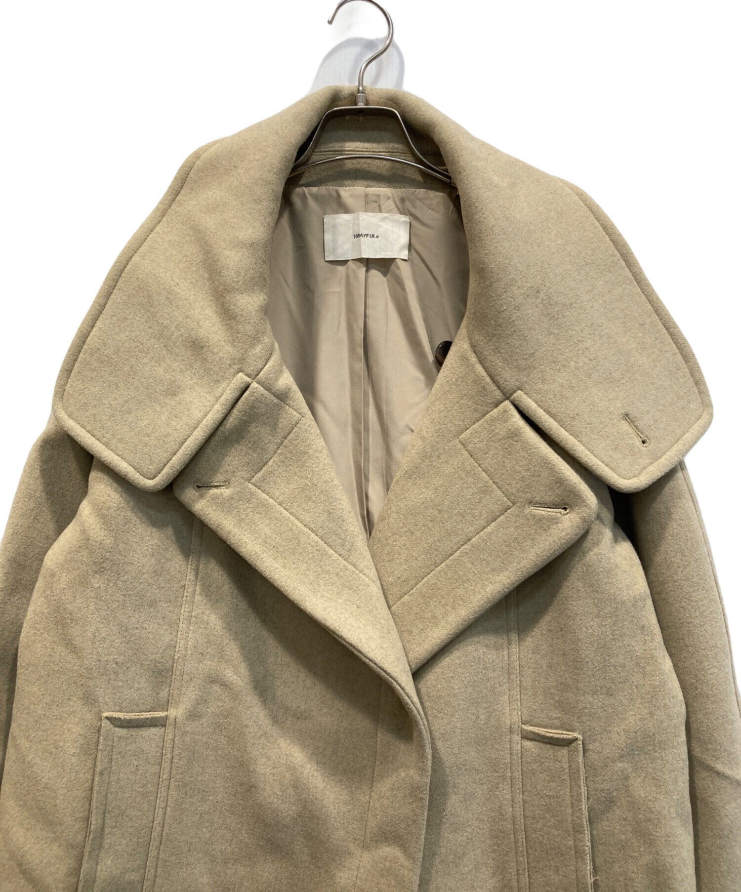 中古・古着通販】TODAYFUL (トゥデイフル) Standcollar Wool Coat