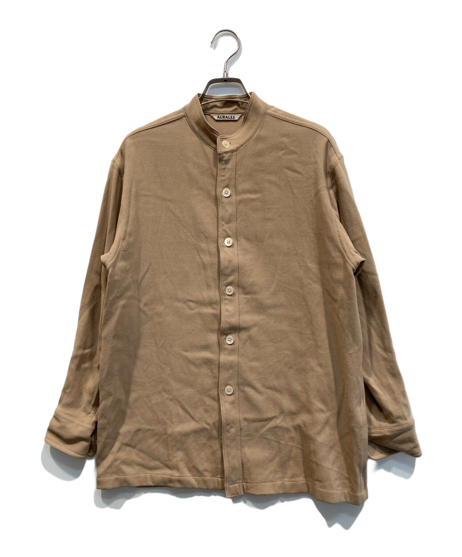 AURALEE HARD TWIST W BARATHEA SHIRTS　1 中古・古着通販】AURALEE (オーラリー) HARD TWIST W BARATHEA SHIRTS