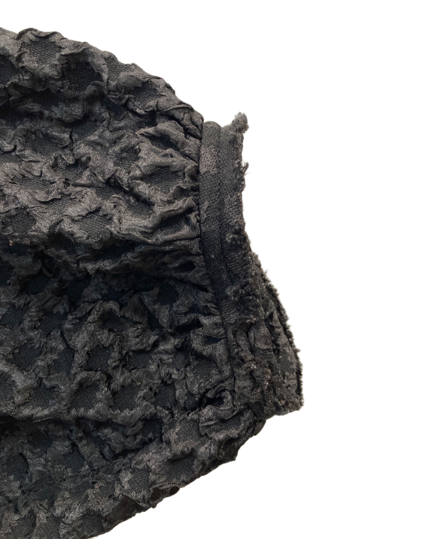 中古・古着通販】UNMINOU (アンミヌ) ふくれジャガード ワンピース