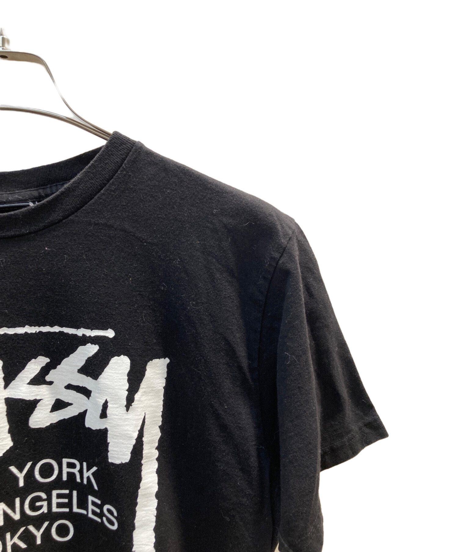 中古・古着通販】stussy (ステューシー) Tシャツ ブラック サイズ:M