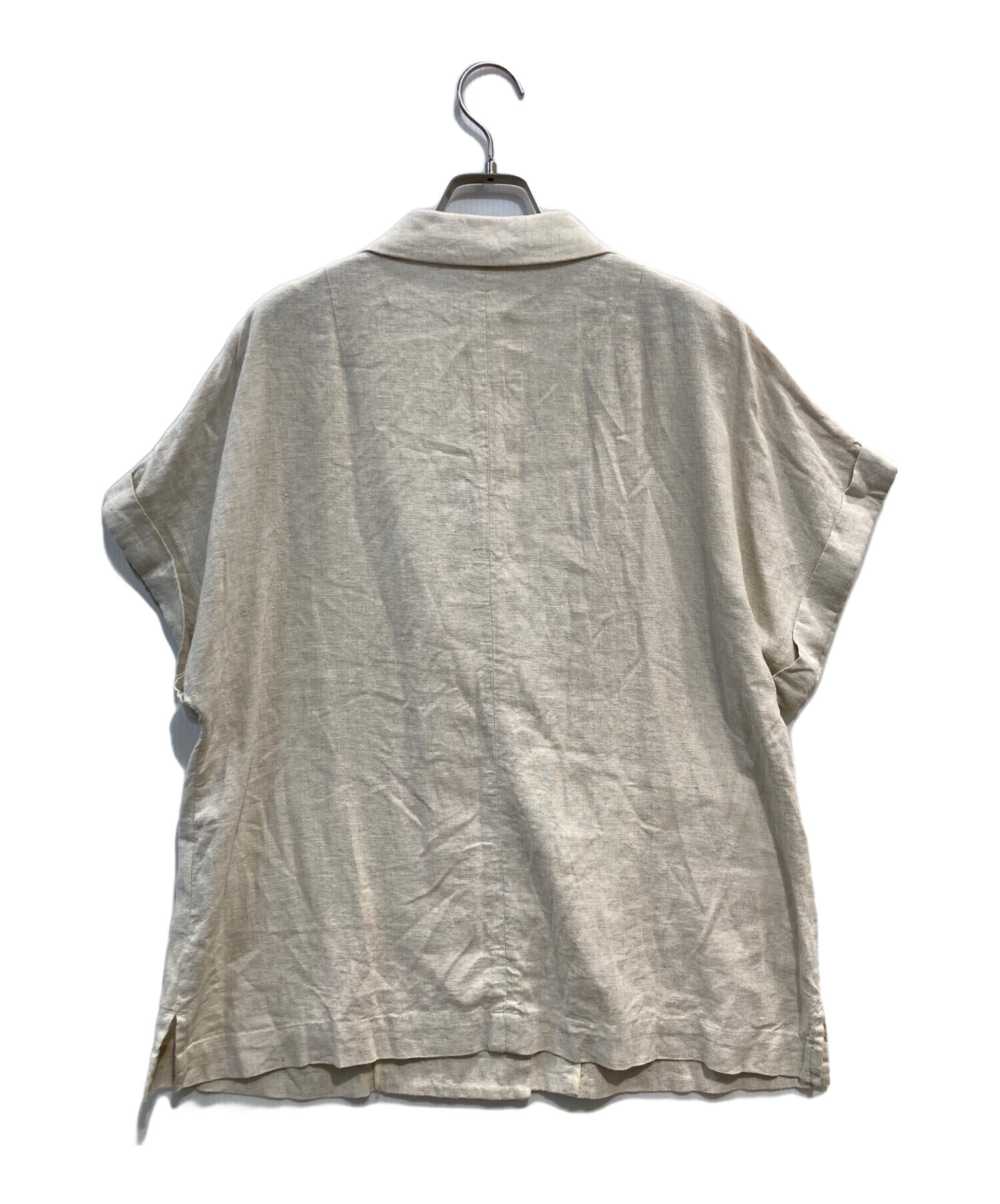 SLOBE IENAレーヨンリネンハーフスリーブジャケット スローブ イエナ