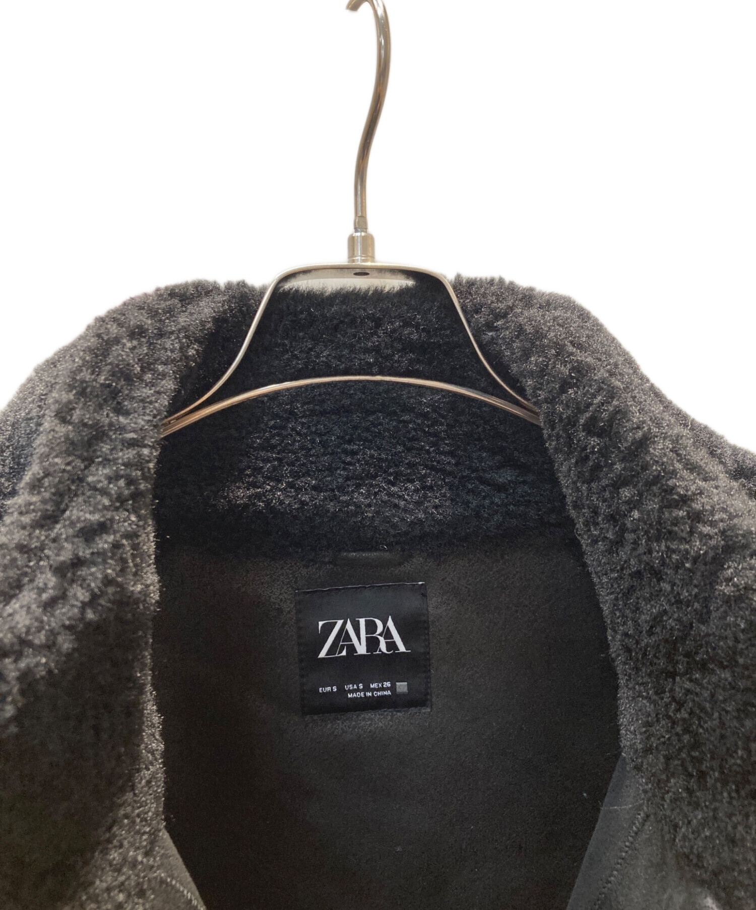 新品ザラZARA✨ファー ロングコート ブラック 黒M ファーコート ボアコート ZARA - ZARA フェイクファーコート M ブラックの通販 by あ's shop