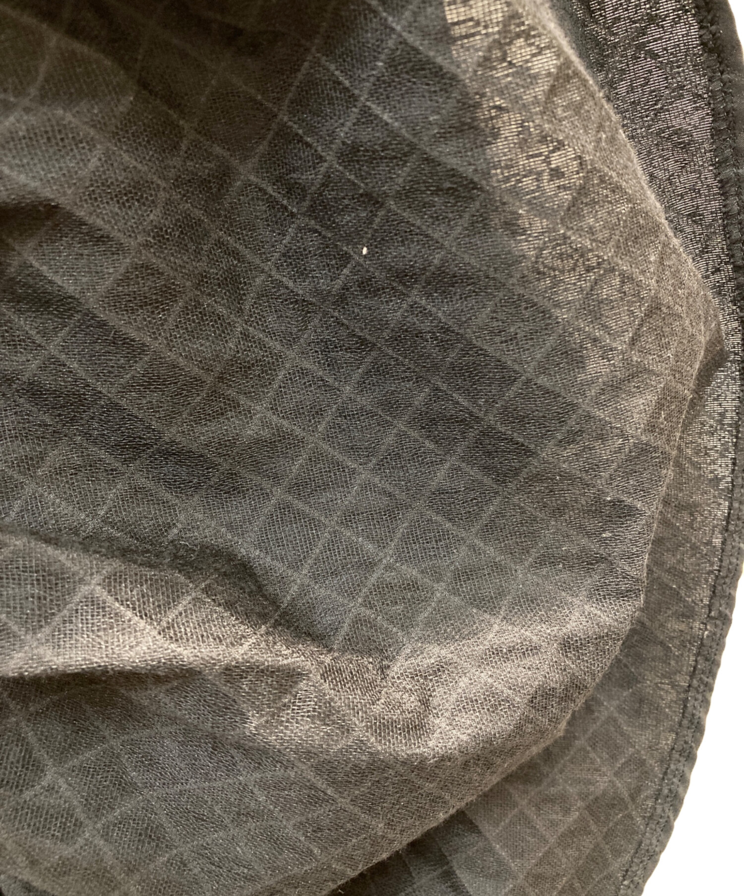中古・古着通販】OHGA (オオガ) QUILTING BLOUSE ブラック サイズ:M 