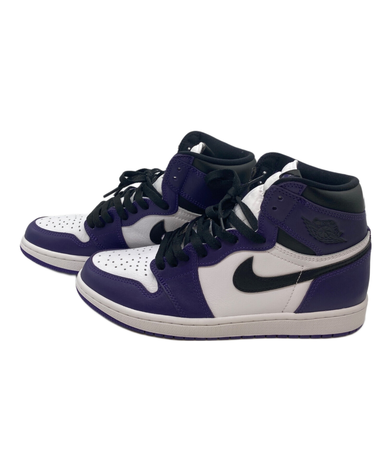 中古・古着通販】NIKE (ナイキ) ハイカットスニーカー パープル 