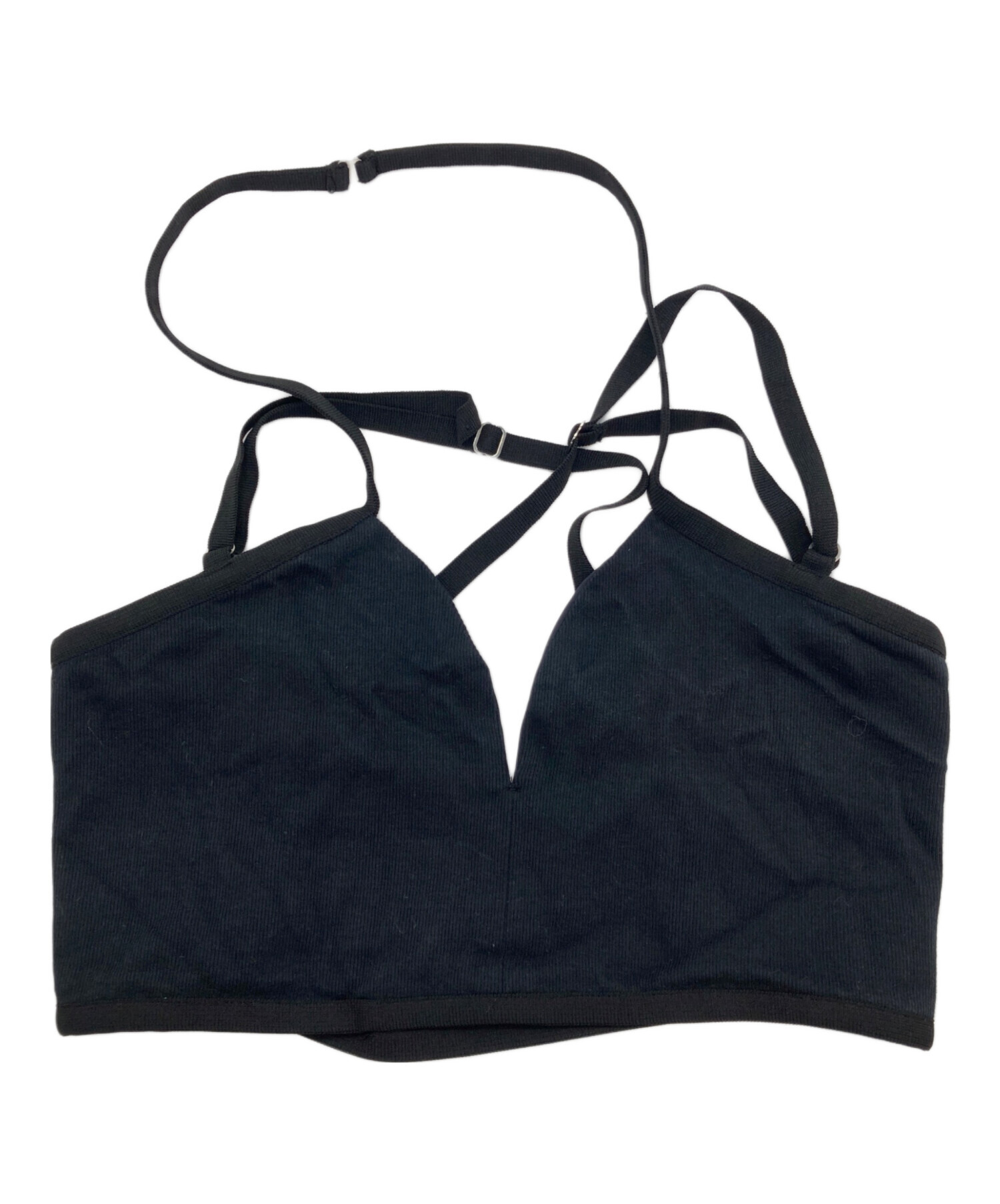 中古・古着通販】FUMIE=TANAKA (フミエタナカ) cross bustier ブラック