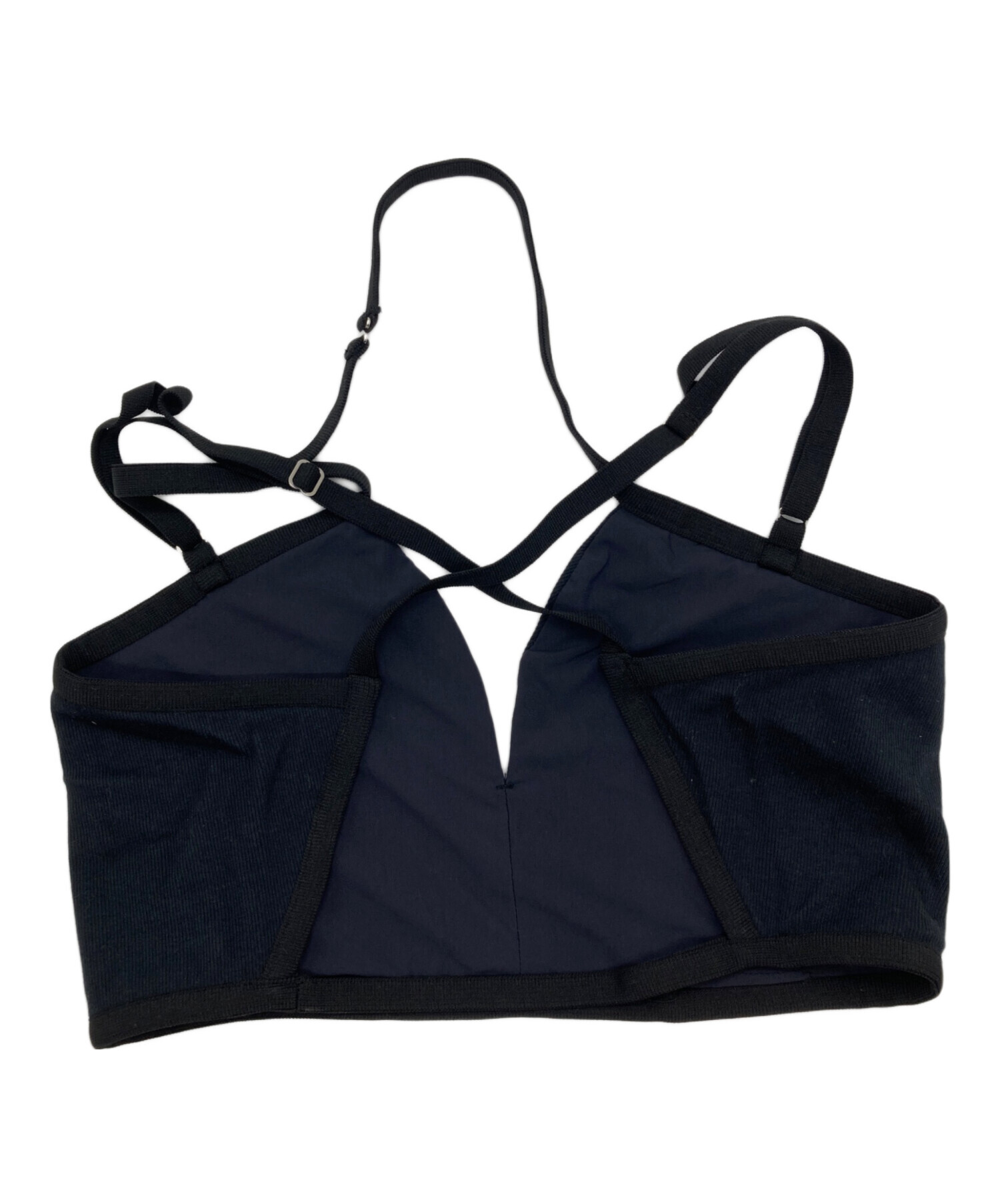 中古・古着通販】FUMIE=TANAKA (フミエタナカ) cross bustier ブラック