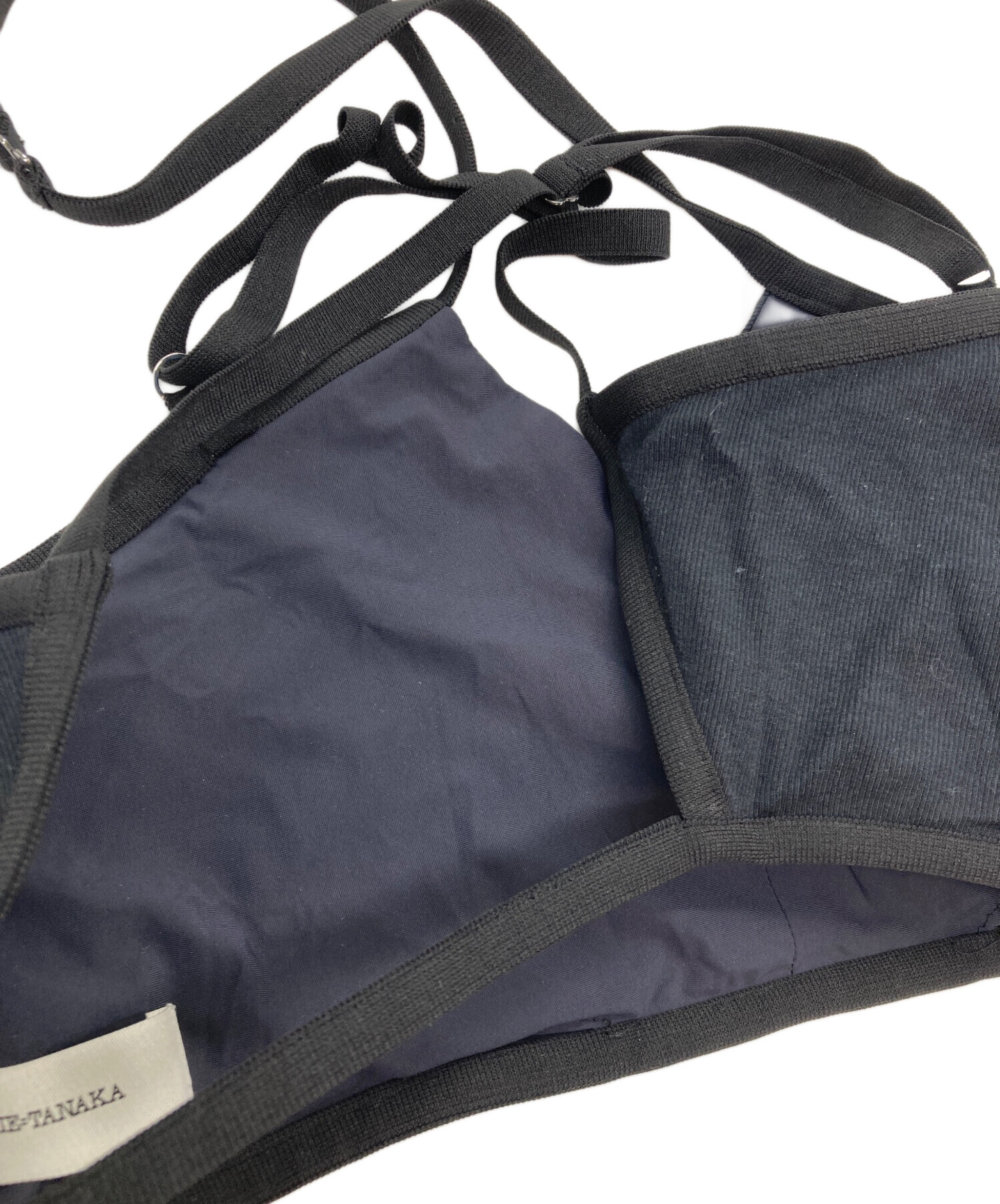 中古・古着通販】FUMIE=TANAKA (フミエタナカ) cross bustier ブラック
