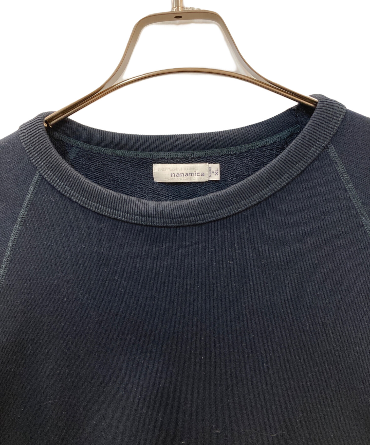 中古・古着通販】nanamica (ナナミカ) Crew Neck Sweat ネイビー 