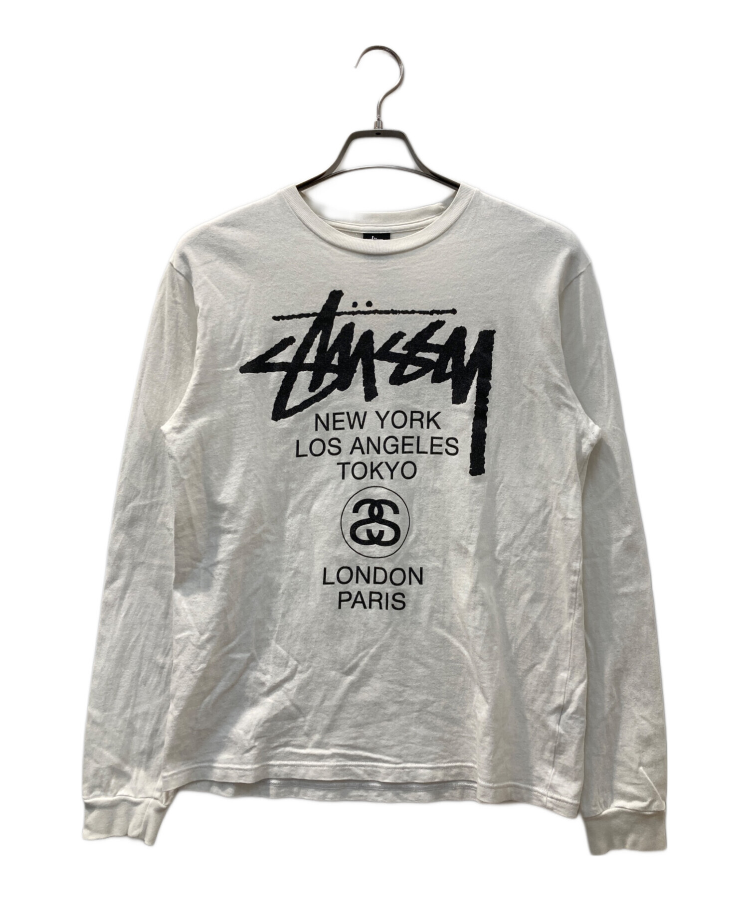 stussy new york 長袖 ホワイト M 【公式通販】 stussy new york 長袖 ホワイト M 【公式通販】