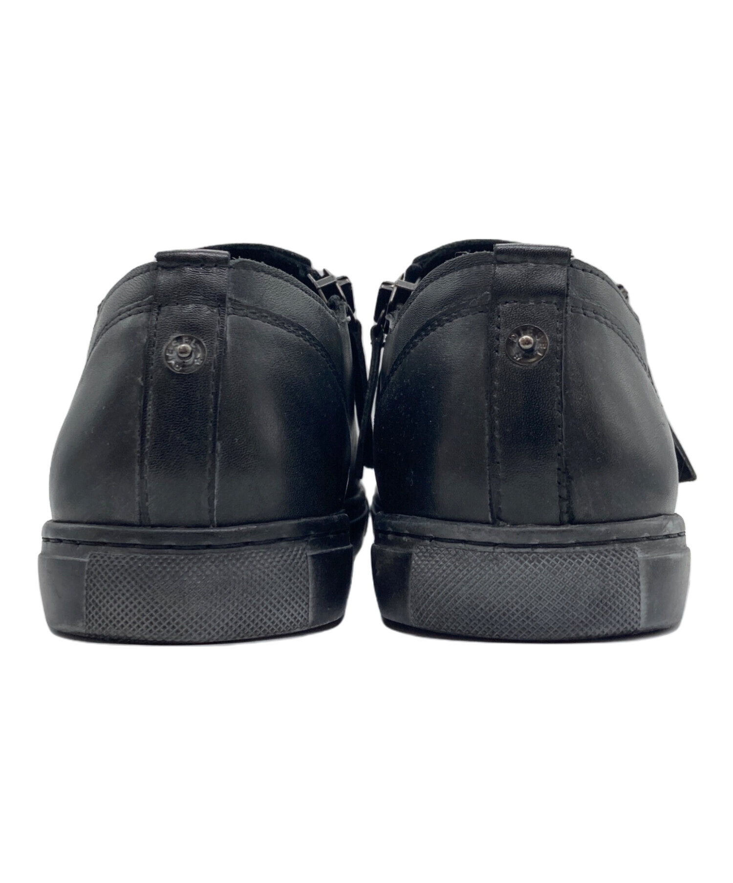 中古・古着通販】DIESEL (ディーゼル) ジップレザースリッポン 中古・古着通販】DIESEL (ディーゼル) ジップレザースリッポン