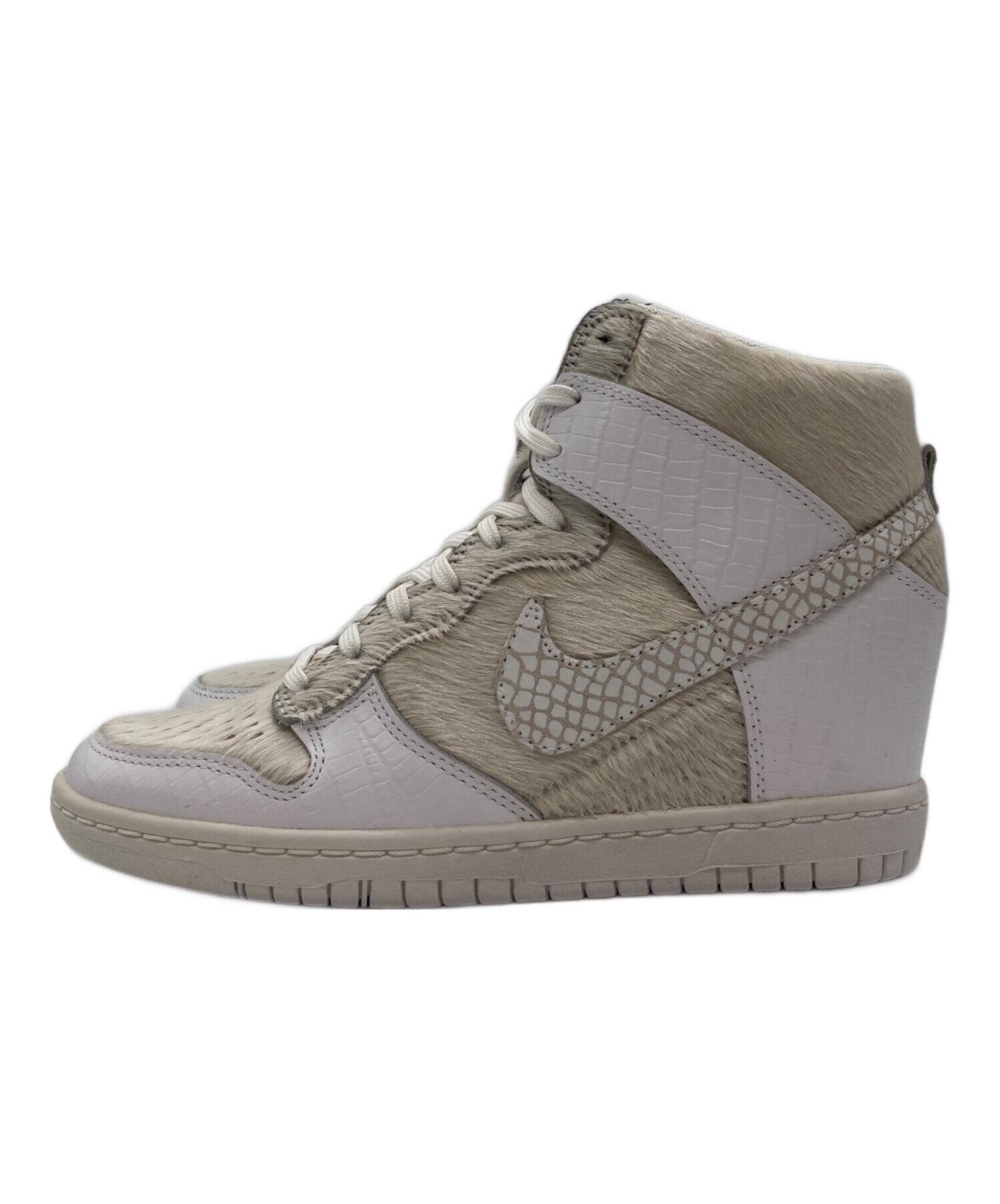 中古・古着通販】NIKE (ナイキ) ハイカットスニーカー ホワイト サイズ 