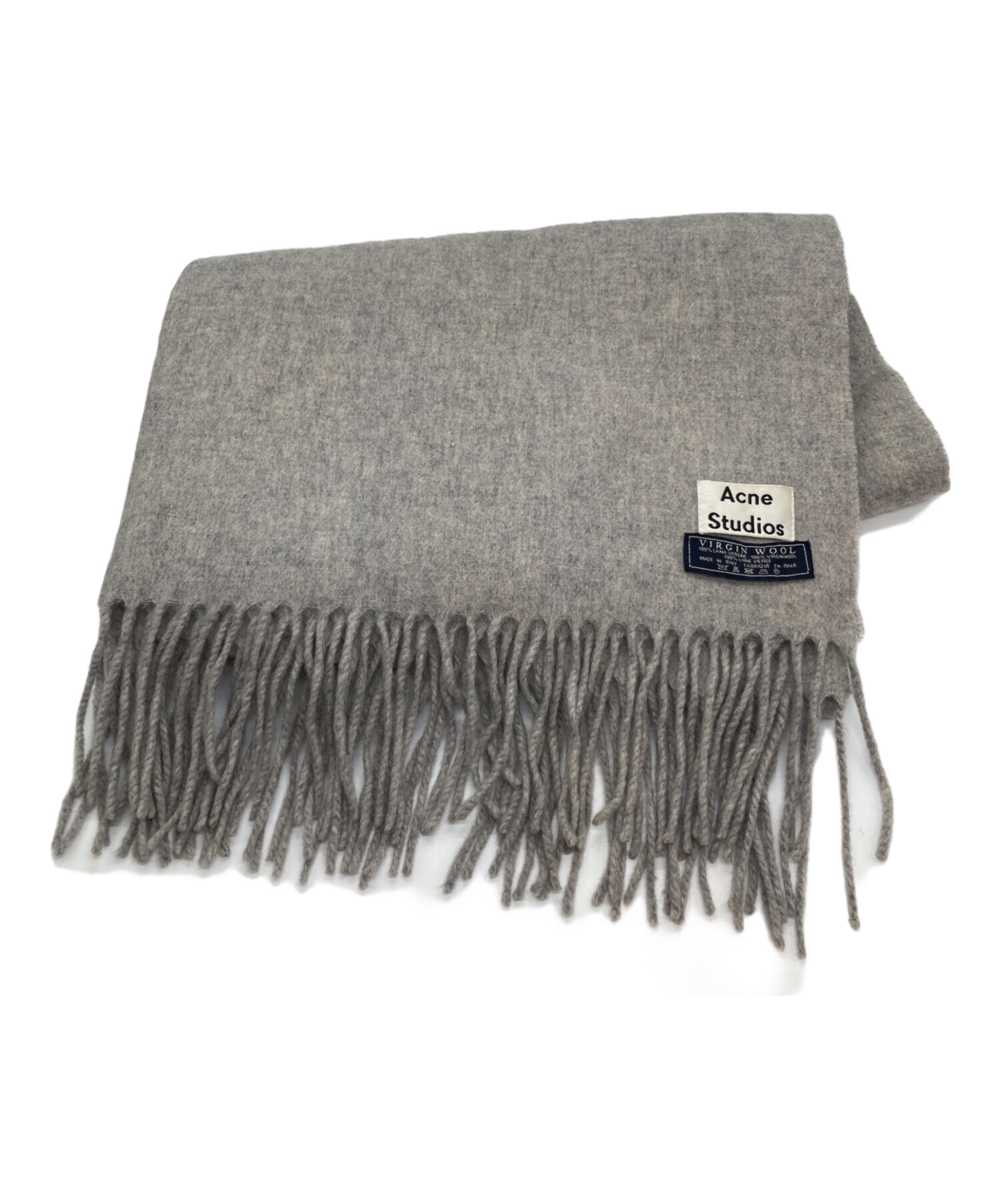 Acne Studios チャコールグレー マフラー 中古・古着通販】ACNE STUDIOS (アクネ ストゥディオス) マフラー